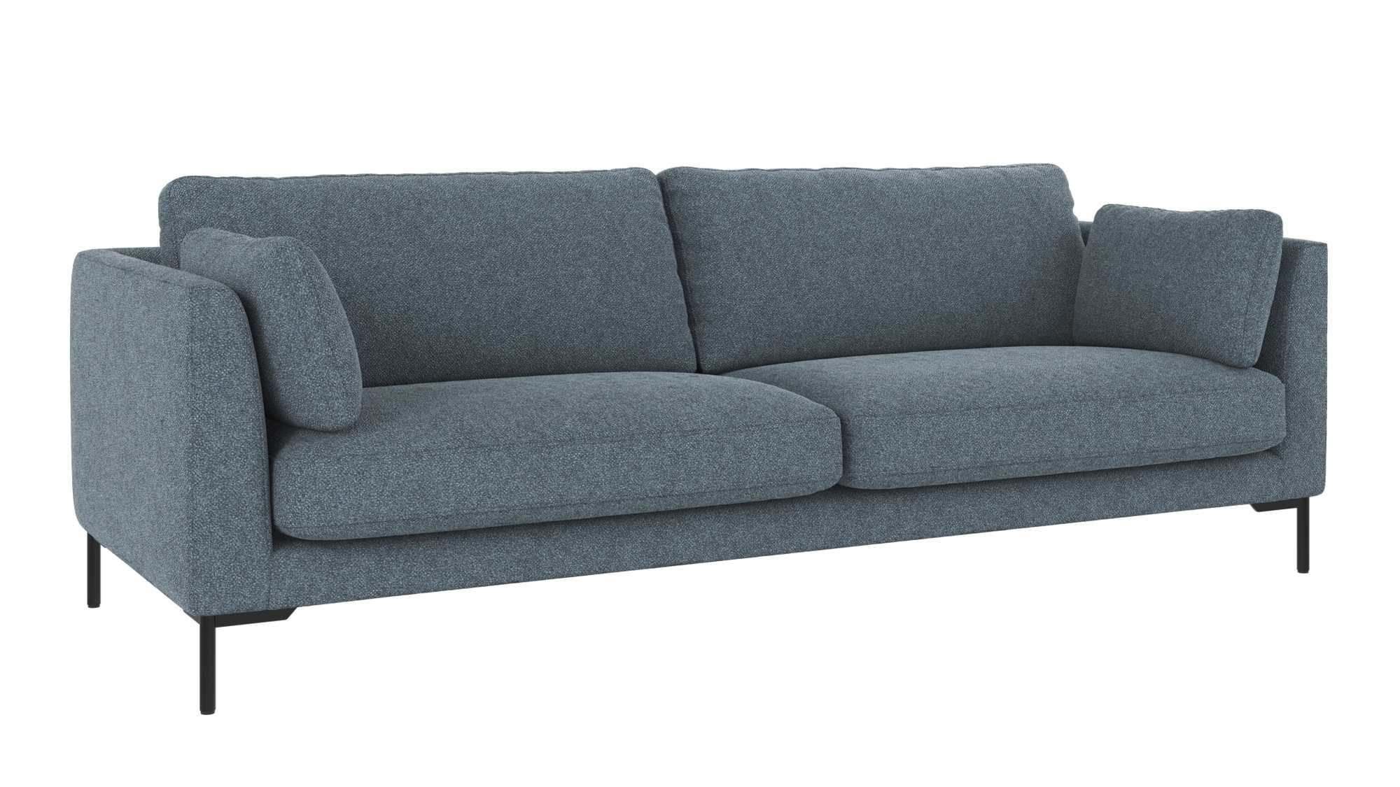 Sofa Corwin 3-Sitzer, Bezug Bobby Blau