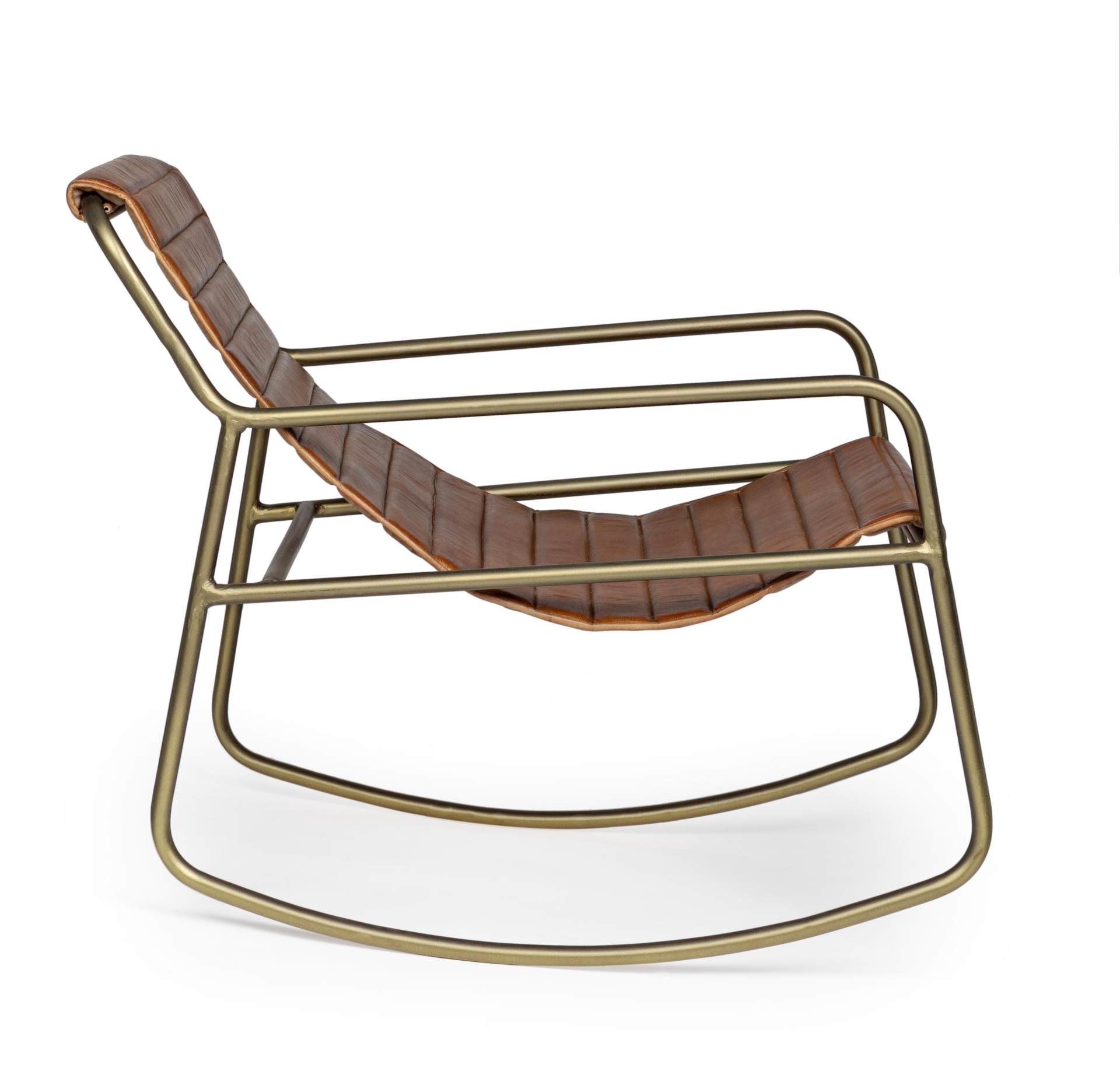 Sessel Karisma aus Leder, Cognac