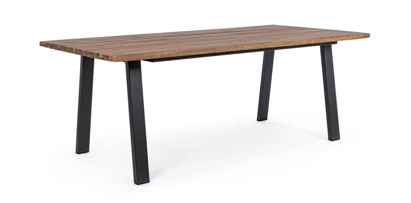 Gartentisch Oslo, Tischplatte Akazie, 200x100 cm, Anthrazit Gartentisch Oslo, Tischplatte Akazie, 200x100 cm, Anthrazit