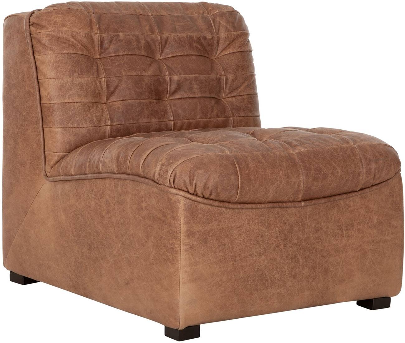 Sessel Liberty aus Leder, Cognac Sessel Liberty aus Leder, Cognac