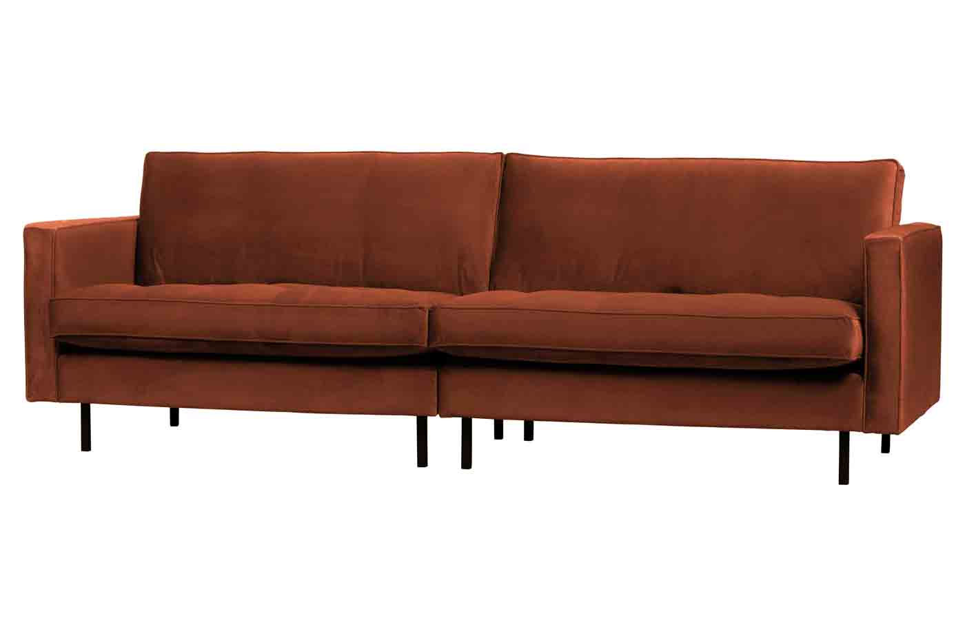 Sofa Rodeo Classic 3 Sitzer Samt, Rost Sofa Rodeo Classic 3 Sitzer Samt, Rost