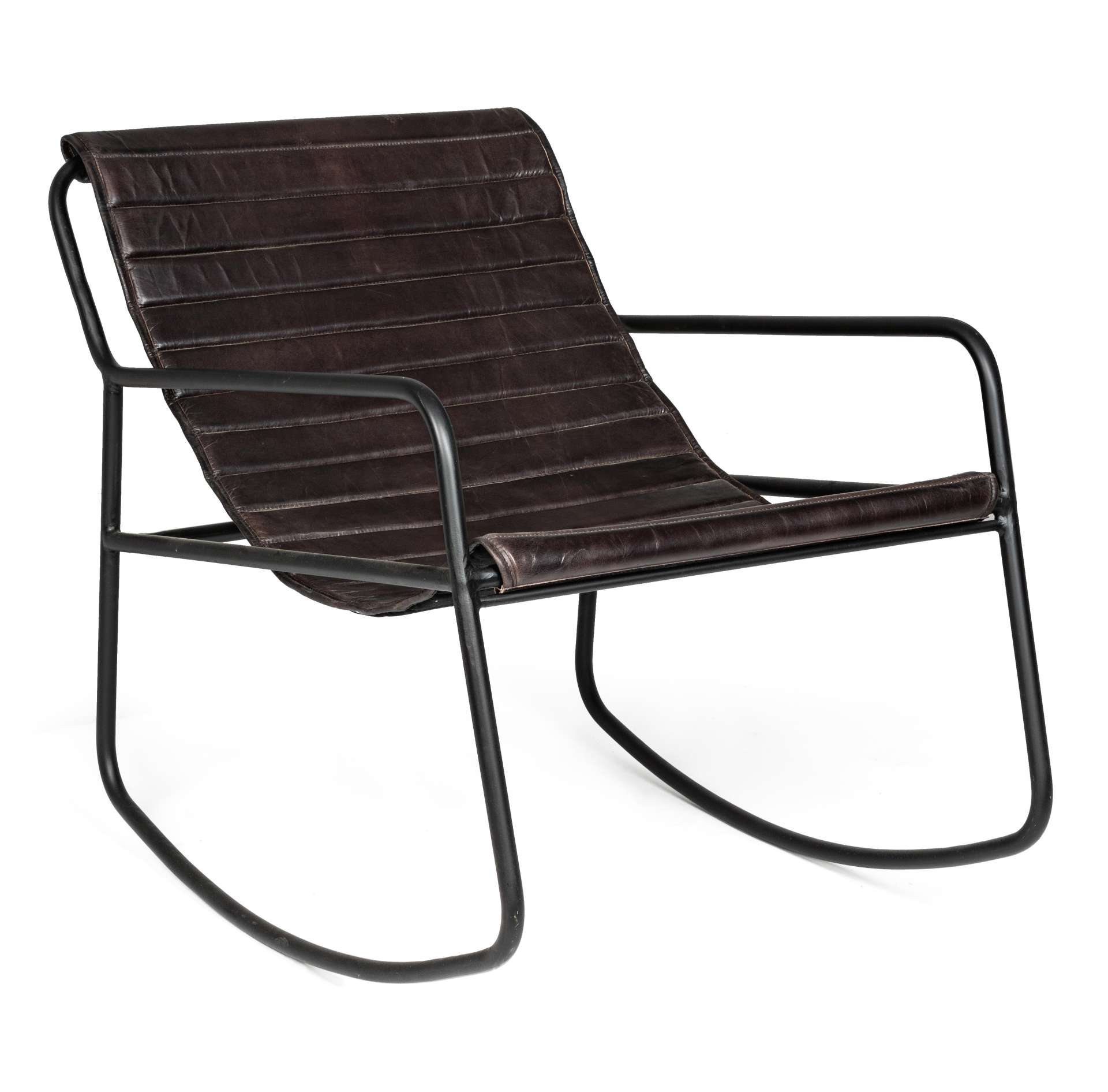 Sessel Karisma aus Leder, Schwarz Sessel Karisma aus Leder, Schwarz