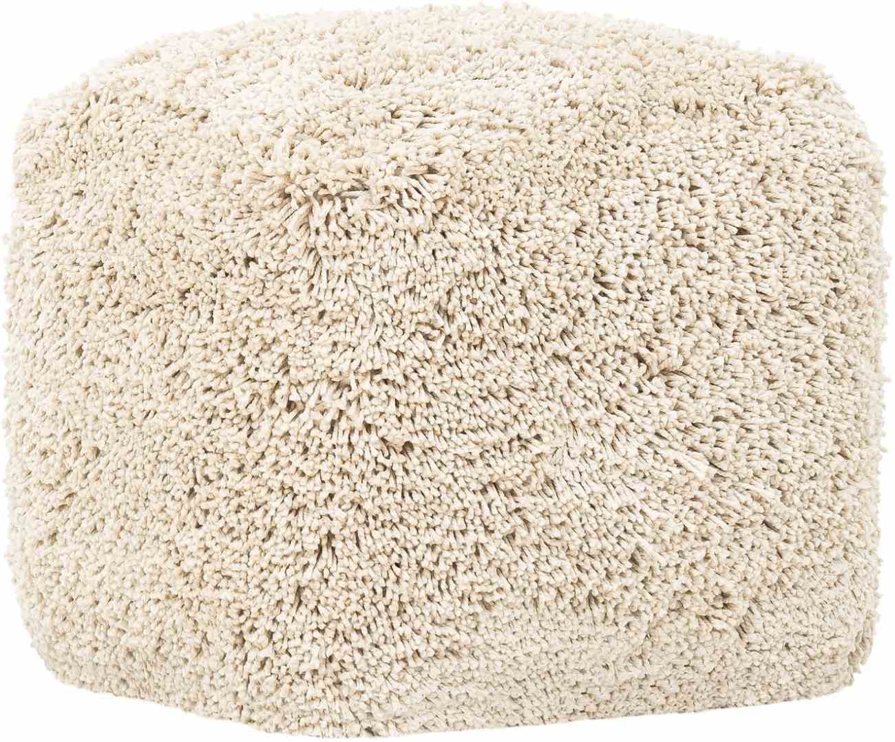 Pouf Celeste aus Stoff, Beige Pouf Celeste aus Stoff, Beige