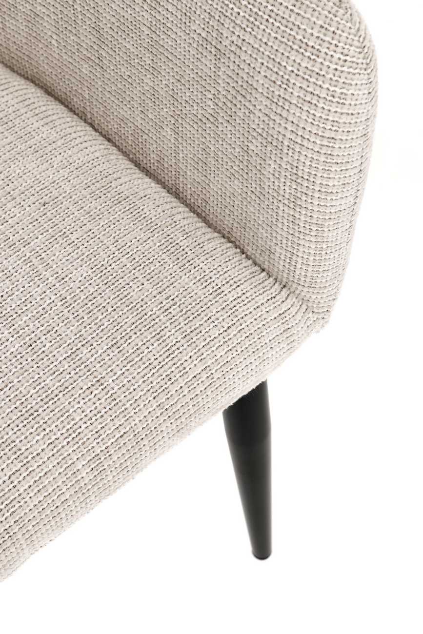 Esszimmerstuhl Kati mit Armlehne, Perlweiß