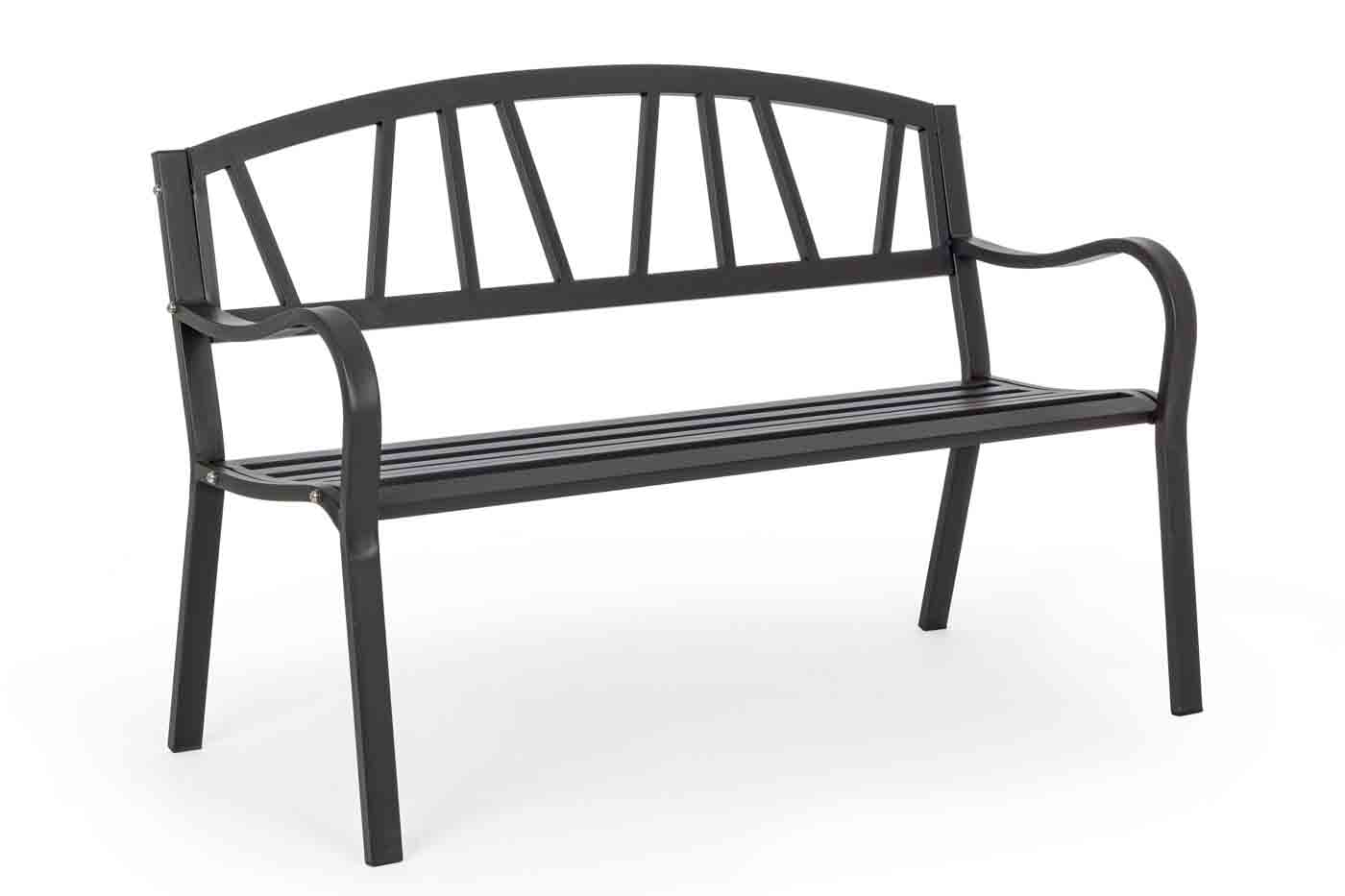 Gartenbank Janelle aus Stahl , Anthrazit Gartenbank Janelle aus Stahl , Anthrazit