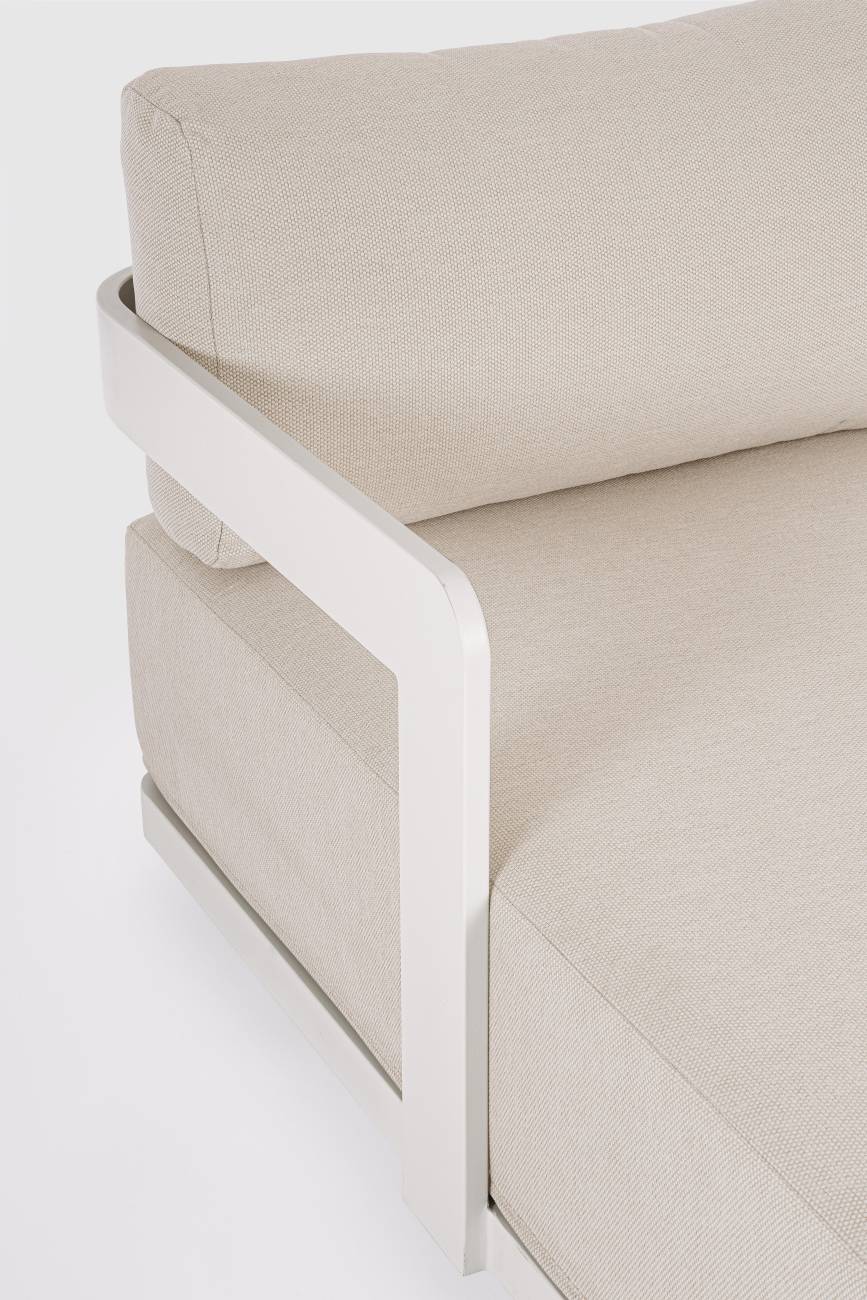 Garten-Set Mariel, Gartenecksofa & Couchtisch