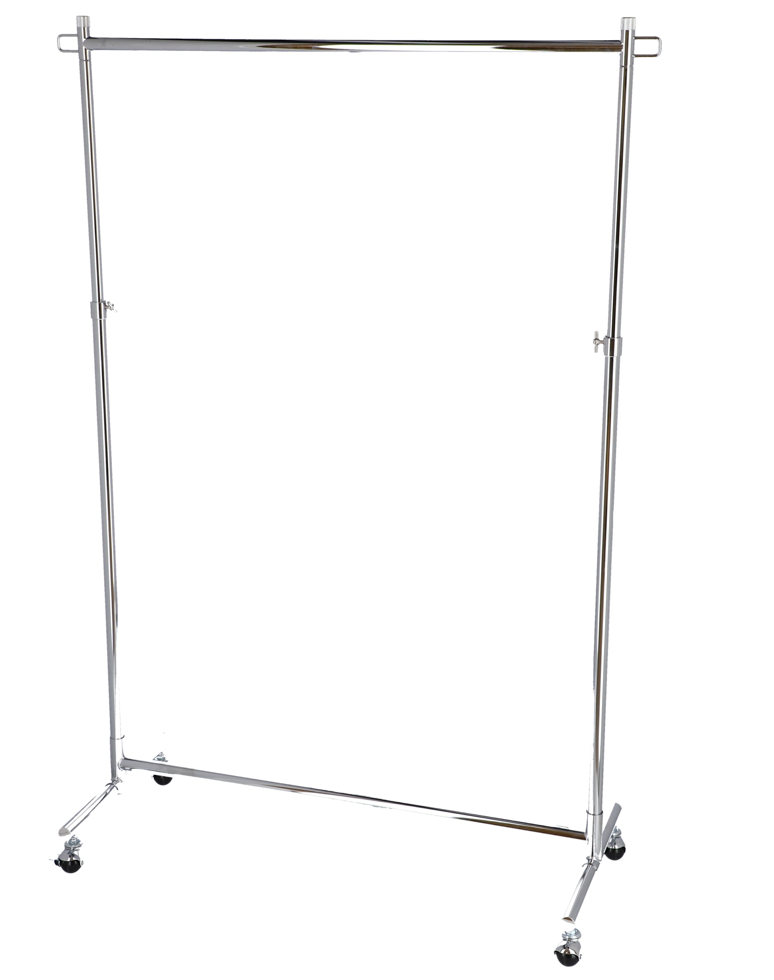 Garderobenwagen Boston aus Metall, Silber Garderobenwagen Boston aus Metall, Silber