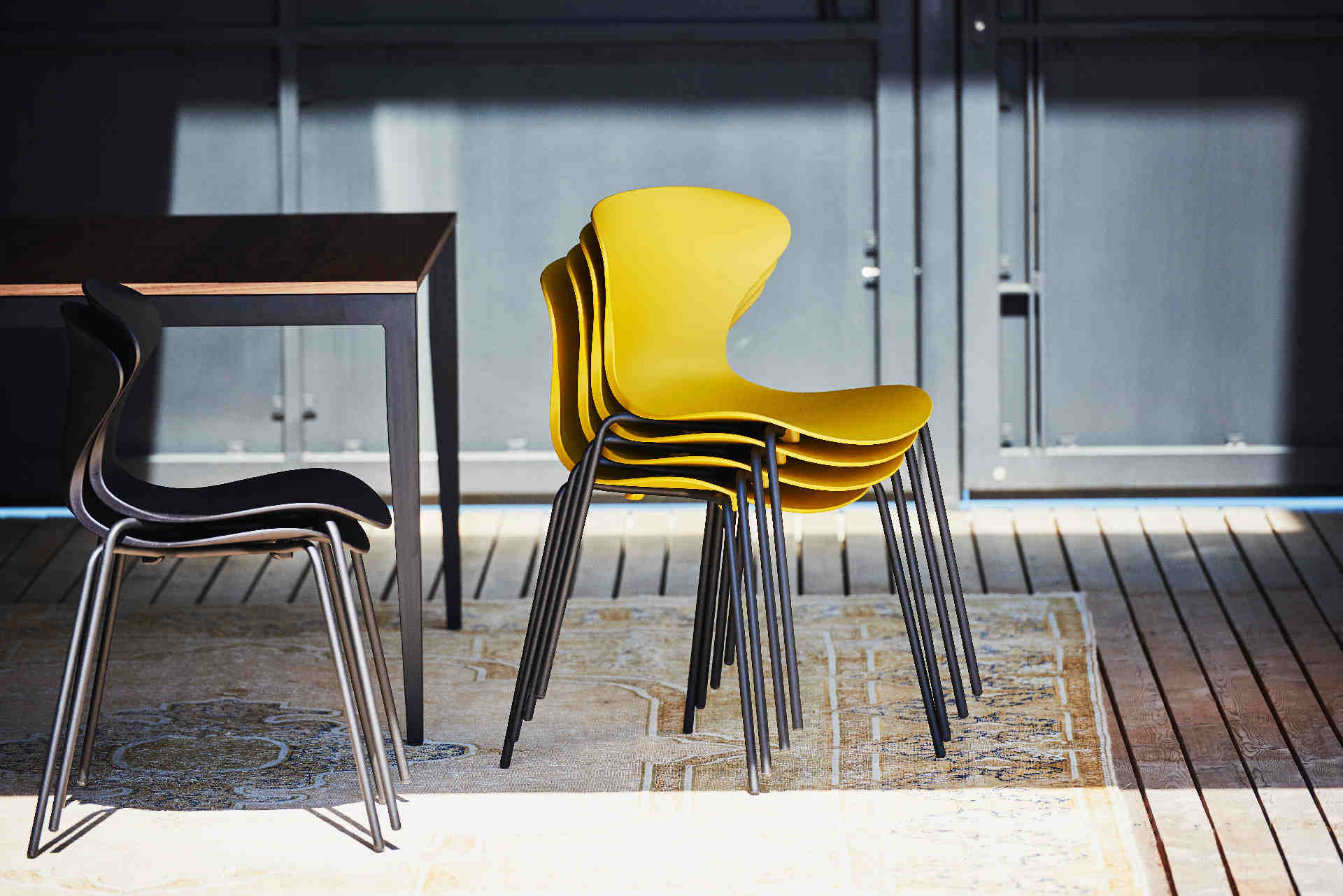 JanKurtz Riva Stapelstuhl Weiss