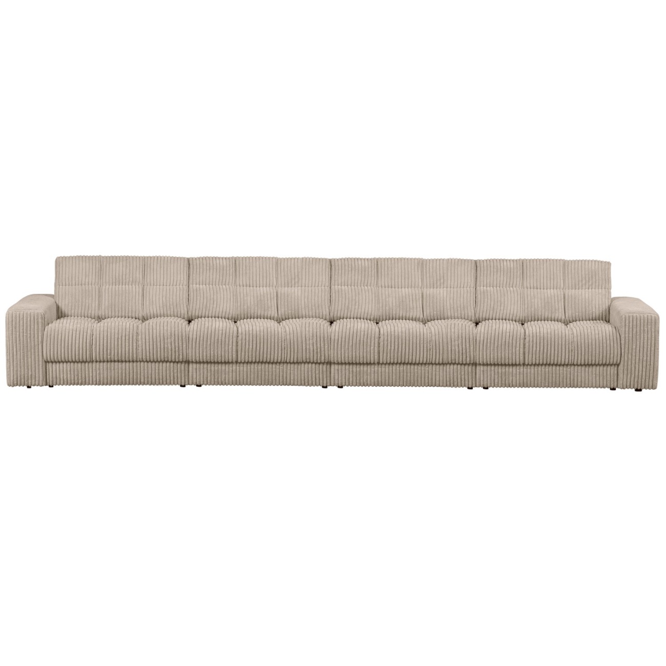 Sofa Date 4-Sitzer mit Cordbezug, Travertin Sofa Date 4-Sitzer mit Cordbezug, Travertin