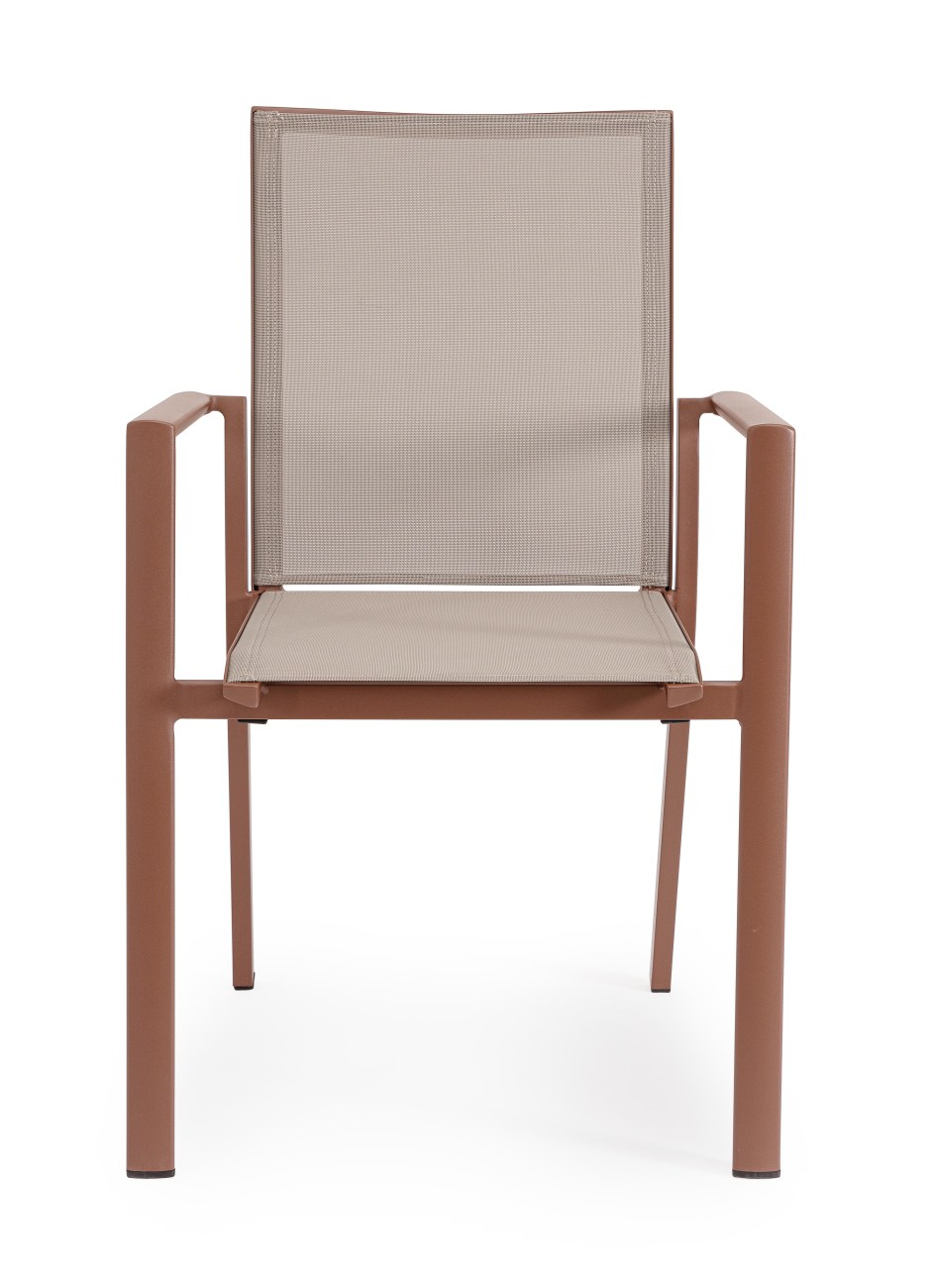 Gartenstuhl Konnor stapelbar mit Armlehne, Barn