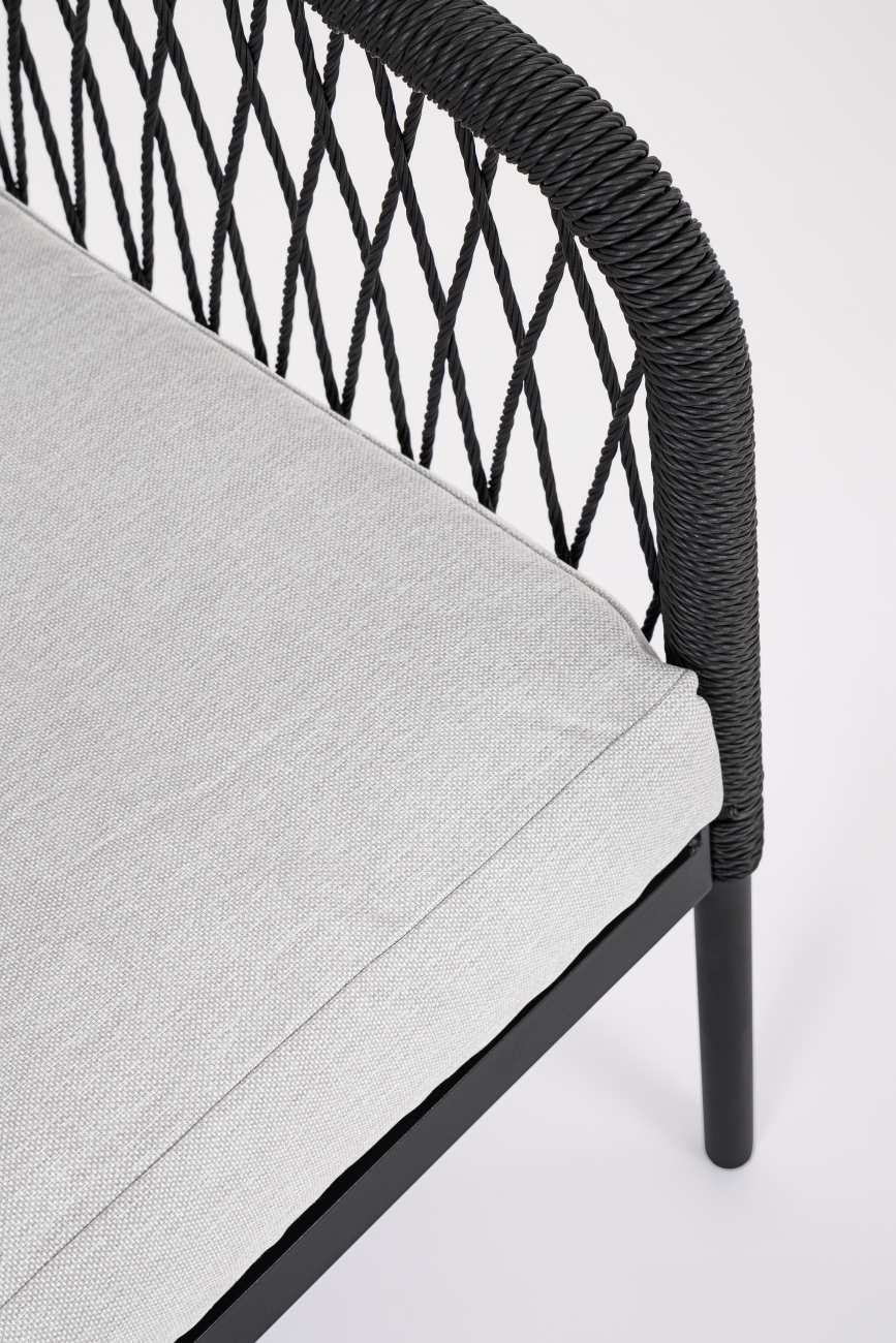 Garten-Set Felipe 4er Gruppe, Grau