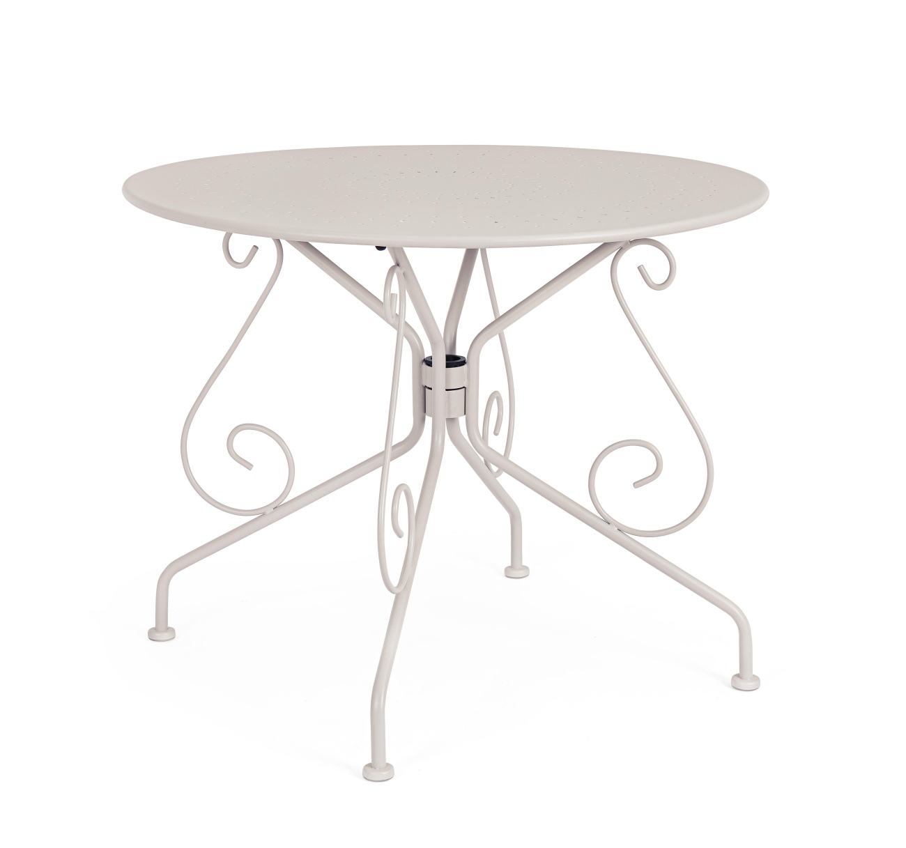 Gartentisch Etienne aus Metall Ø 90 cm, Griz Gartentisch Etienne aus Metall Ø 90 cm, Griz