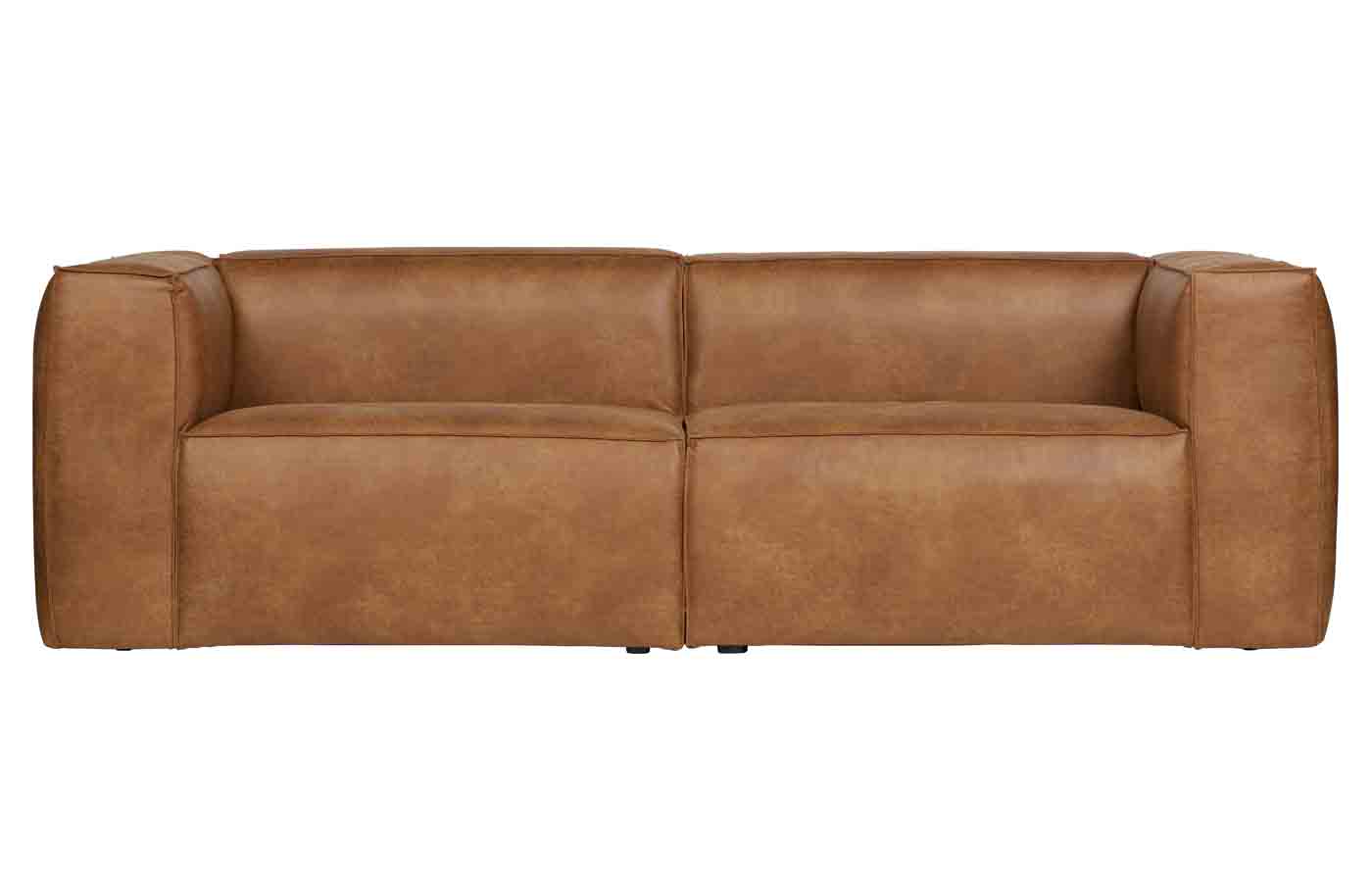 Sofa Bean Eco-Leder, Cognac