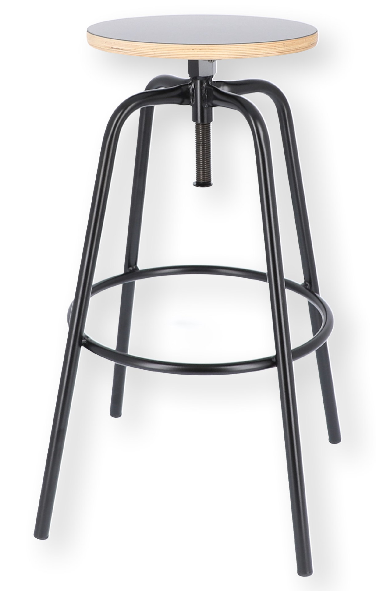 Jan Kurtz Barhocker Paris mit Höhenverstellung Schwarz Barhocker Paris, höhenverstellbar, Schwarz