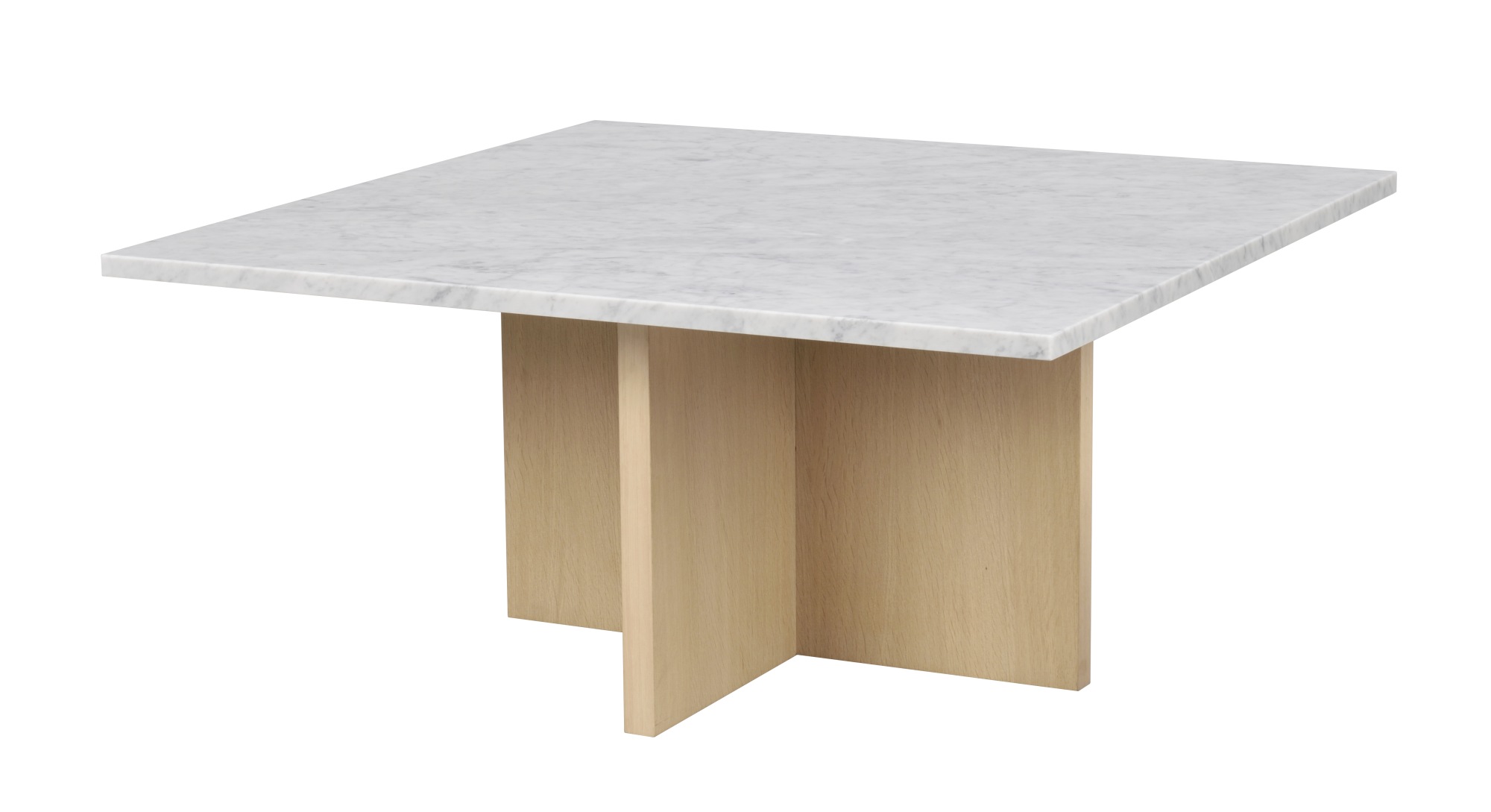 Design trifft Funktion: Couchtisch Brooksville, Marmor Eckig 90x90cm, Weiß / Weiß. Couchtisch Brooksville, Marmor Eckig 90x90cm, Weiß / Weiß