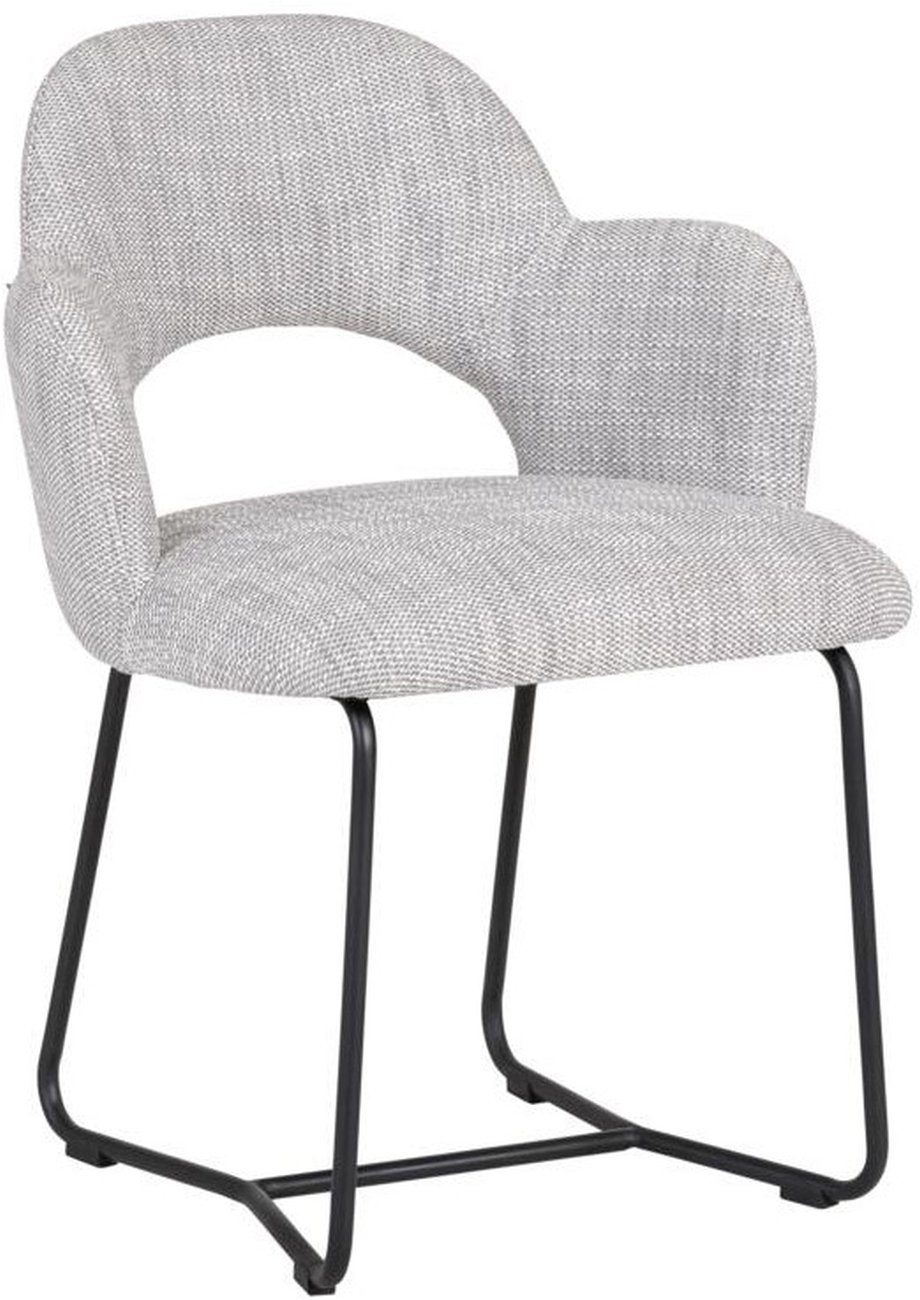 Esszimmerstuhl Vista aus Stoff, Hellgrau Esszimmerstuhl Vista aus Stoff, Hellgrau