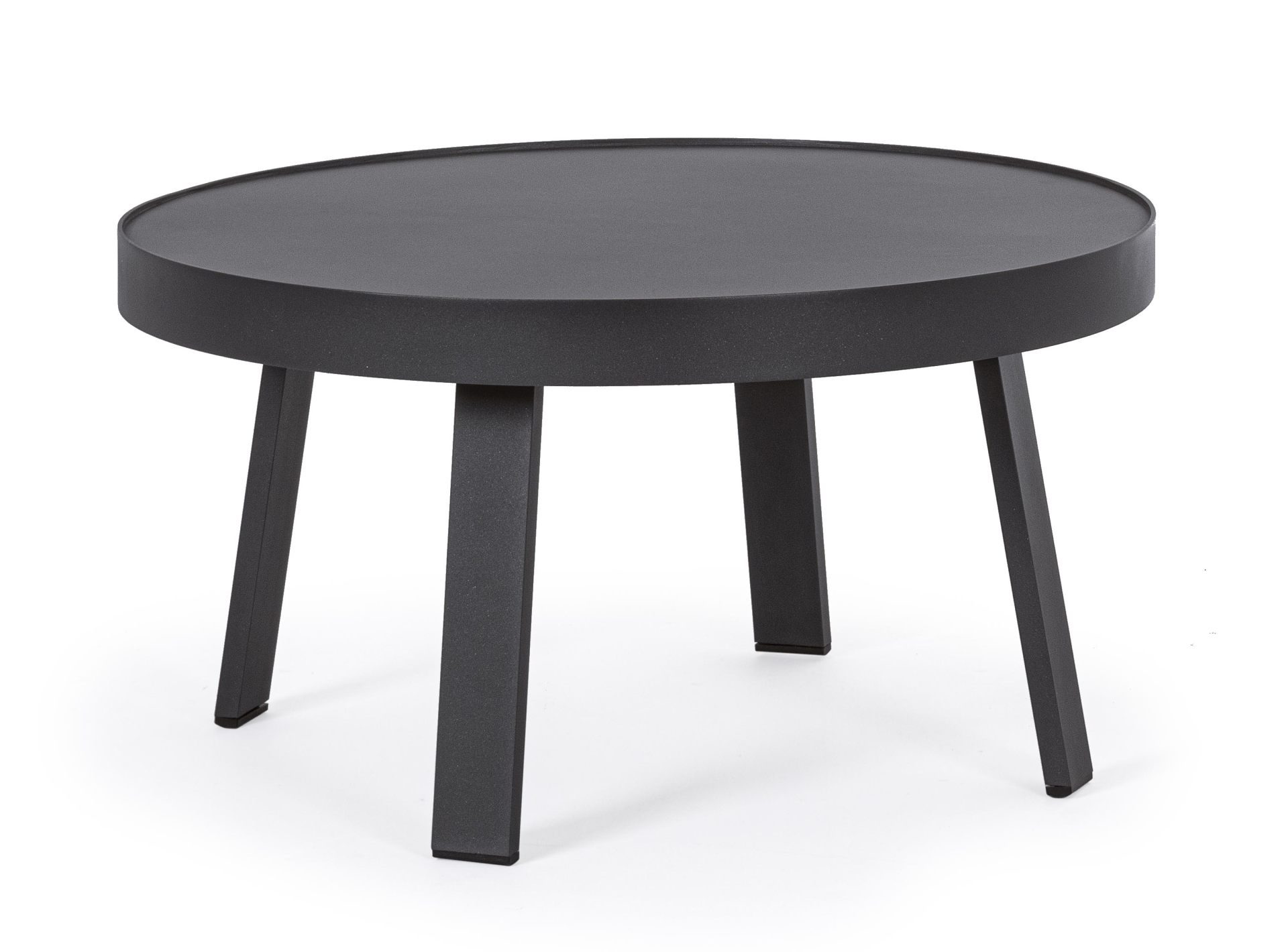 Couchtisch Spyro aus Aluminium Ø 71 cm, Anthrazit Couchtisch Spyro aus Aluminium Ø 71 cm, Anthrazit