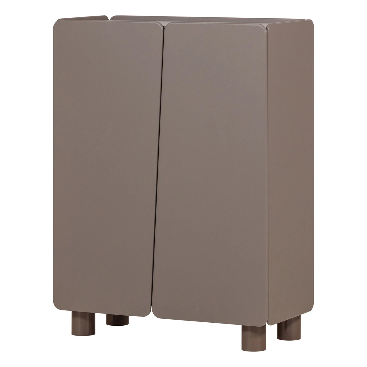 Schrank Root - Kiefernholz Truffel Braun, 100 cm