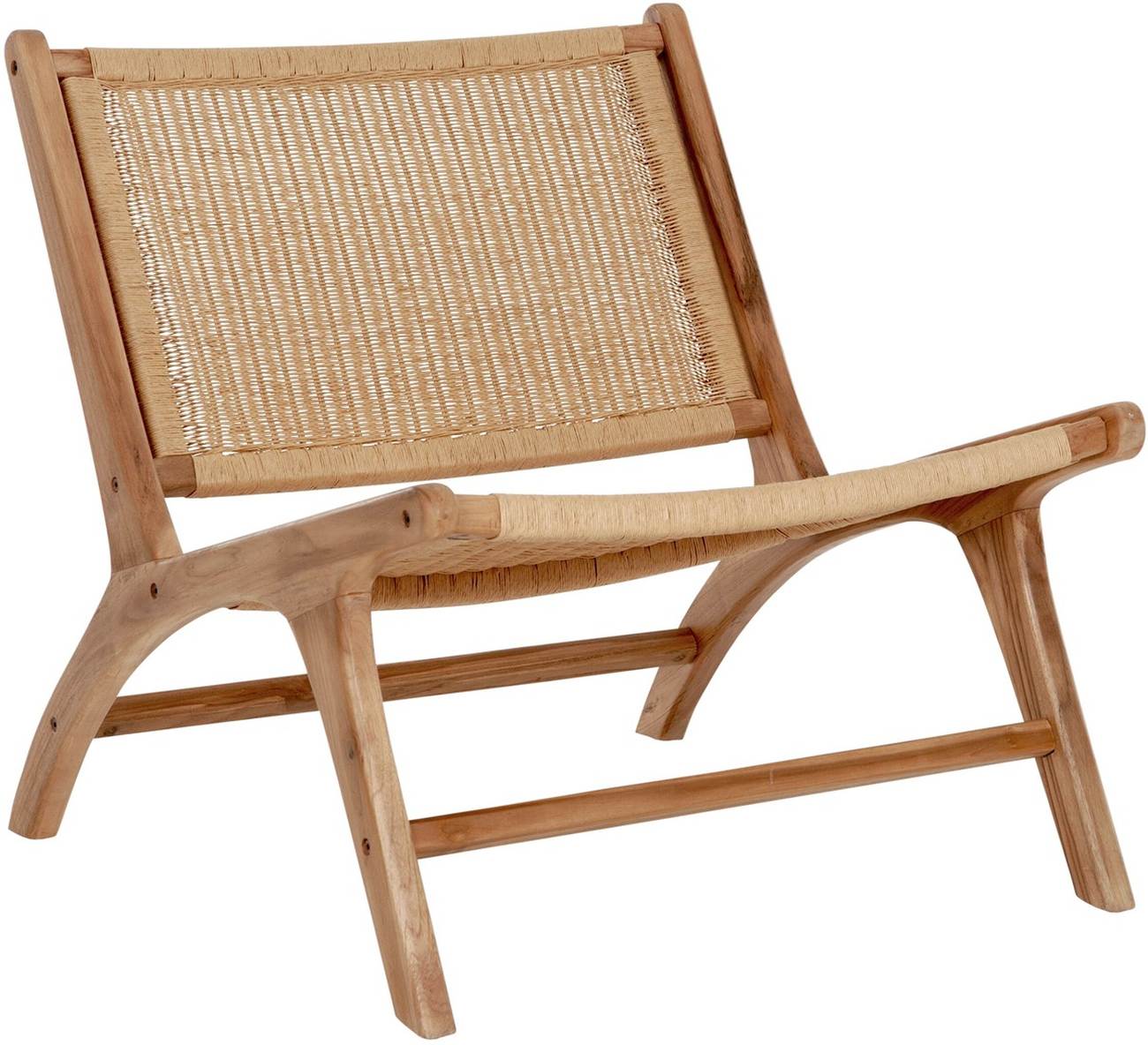 Sessel Lazy aus Teakholz, Natur Sessel Lazy aus Teakholz, Natur