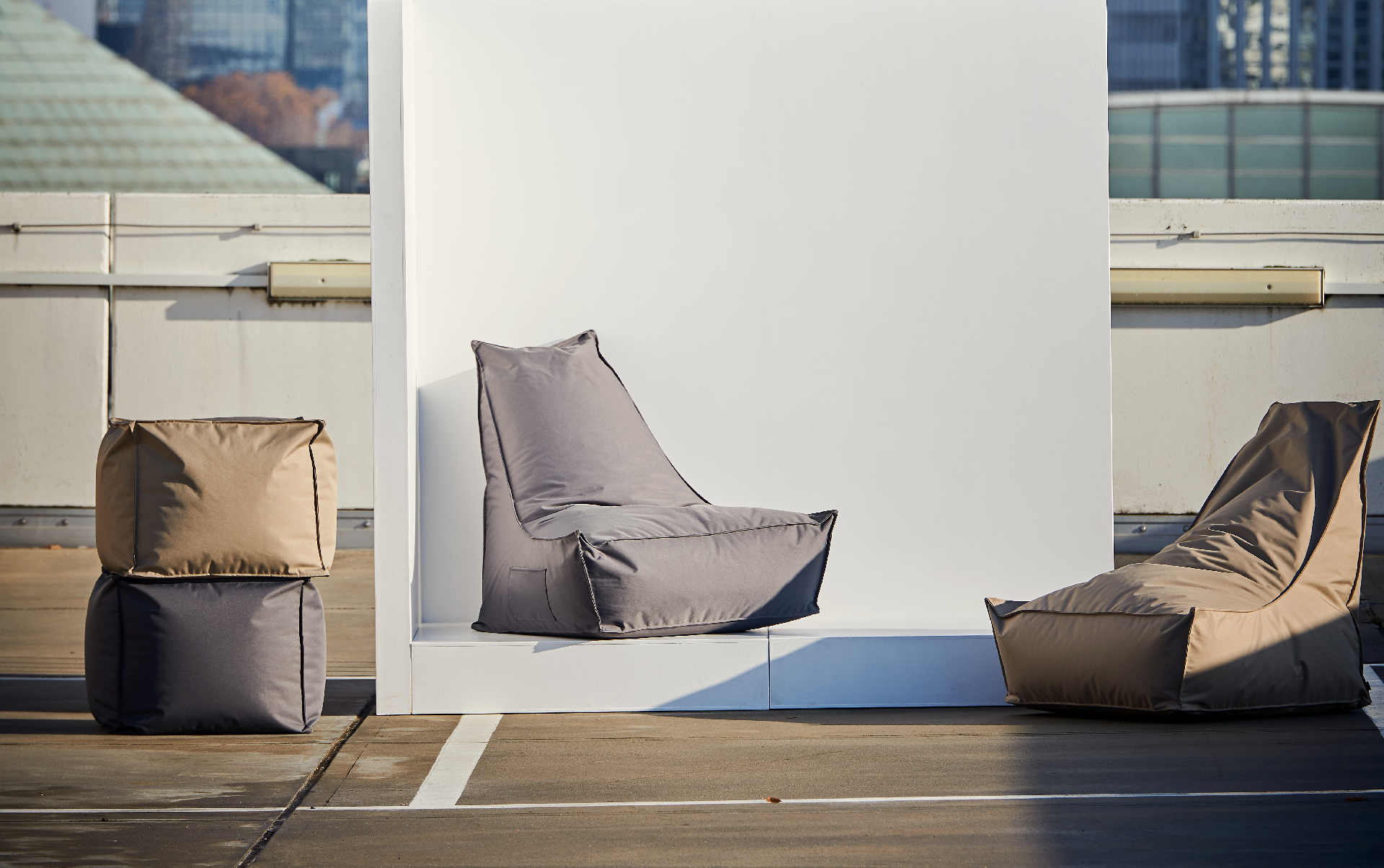 JanKurtz Pouf Hocker Glen Anthrazit