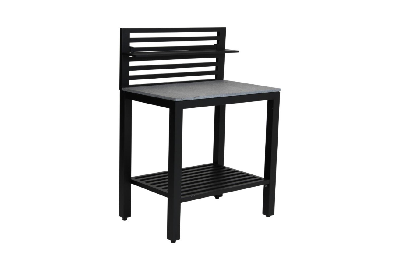 Gartenküche Bellac Theken-Element, Schwarz Gartenküche Bellac Theken-Element, Schwarz