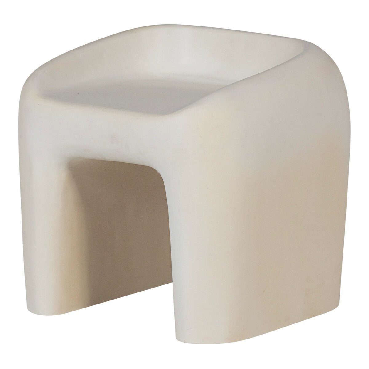 Gartenhocker Nivo -  verstärktes Faserpolymer Natur