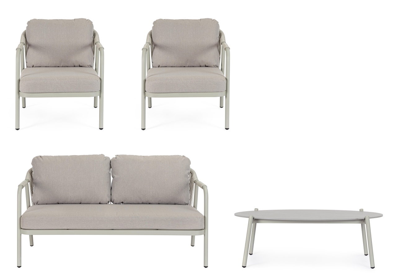 Garten-Set Miravet 4er Gruppe, Saturn / Saturn