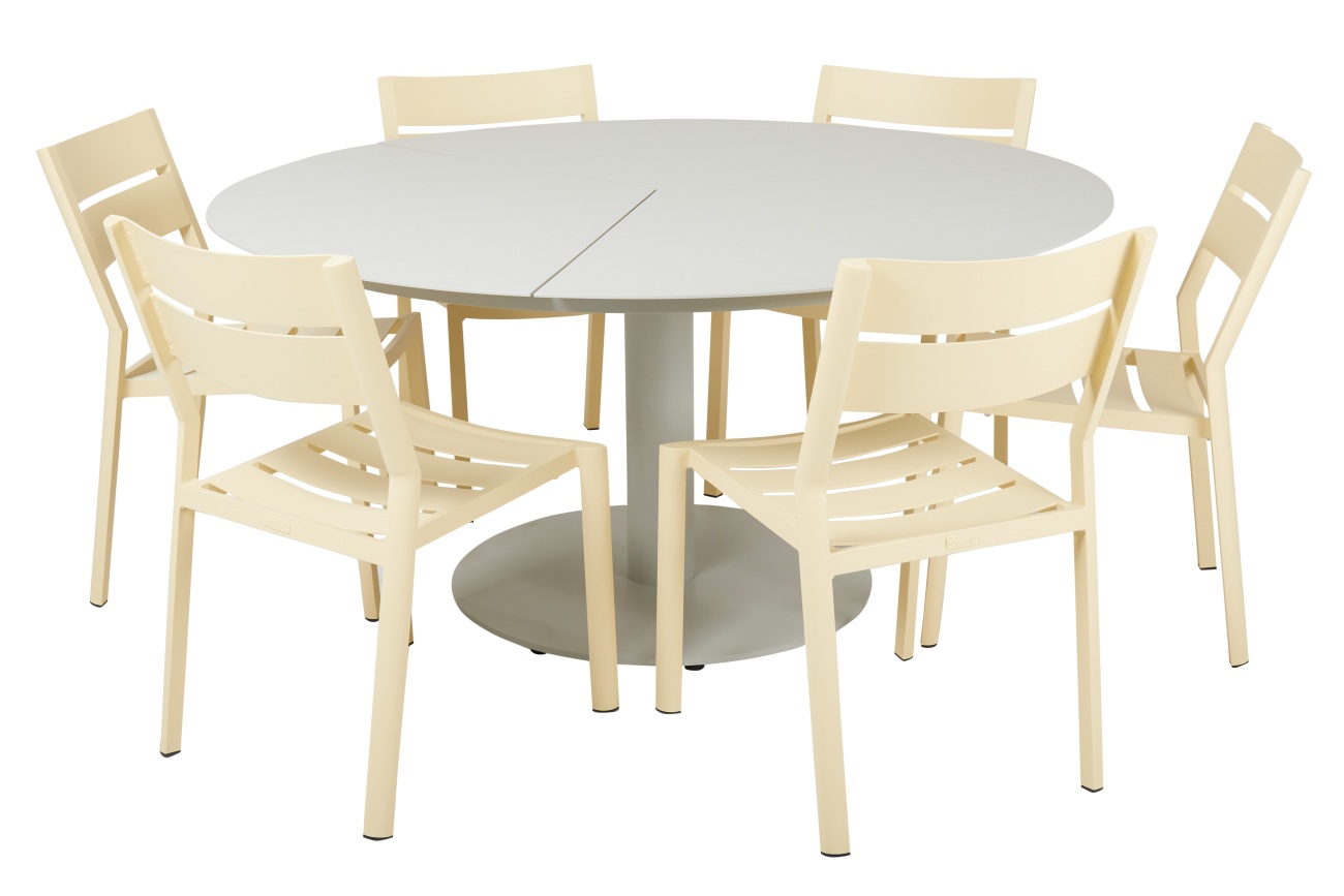 Gartenesstisch Peace Ø 150 cm, Hellgrau