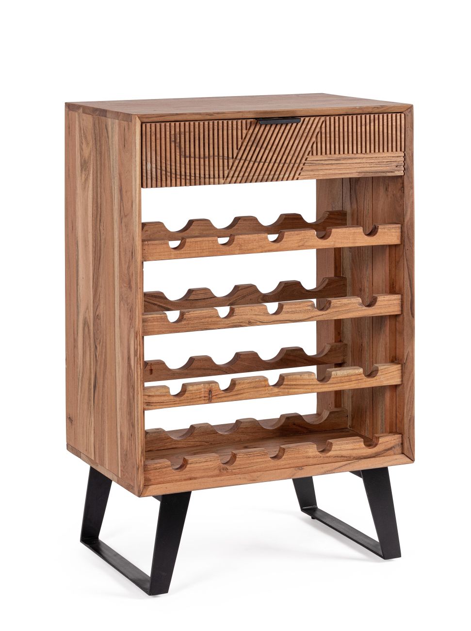 Weinregal Isar aus Akazienholz, 60 cm Weinregal Isar aus Akazienholz, 60 cm