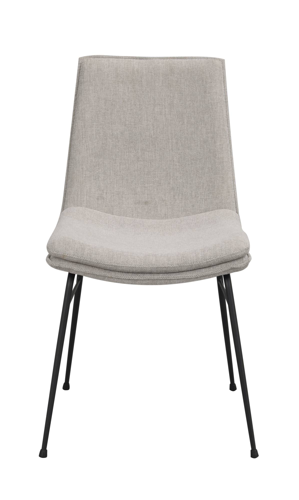 Stuhl Lowell 2er Set, Stoff Grau – stilvoller Blickfang für Ihr Zuhause.