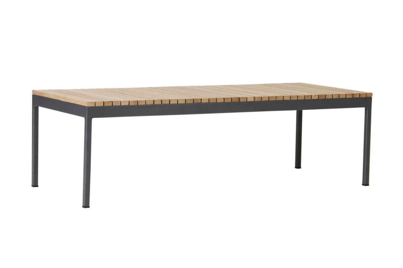 Gartencouchtisch Zalongo aus Teakholz, 150x60 cm Gartencouchtisch Zalongo aus Teakholz, 150x60 cm