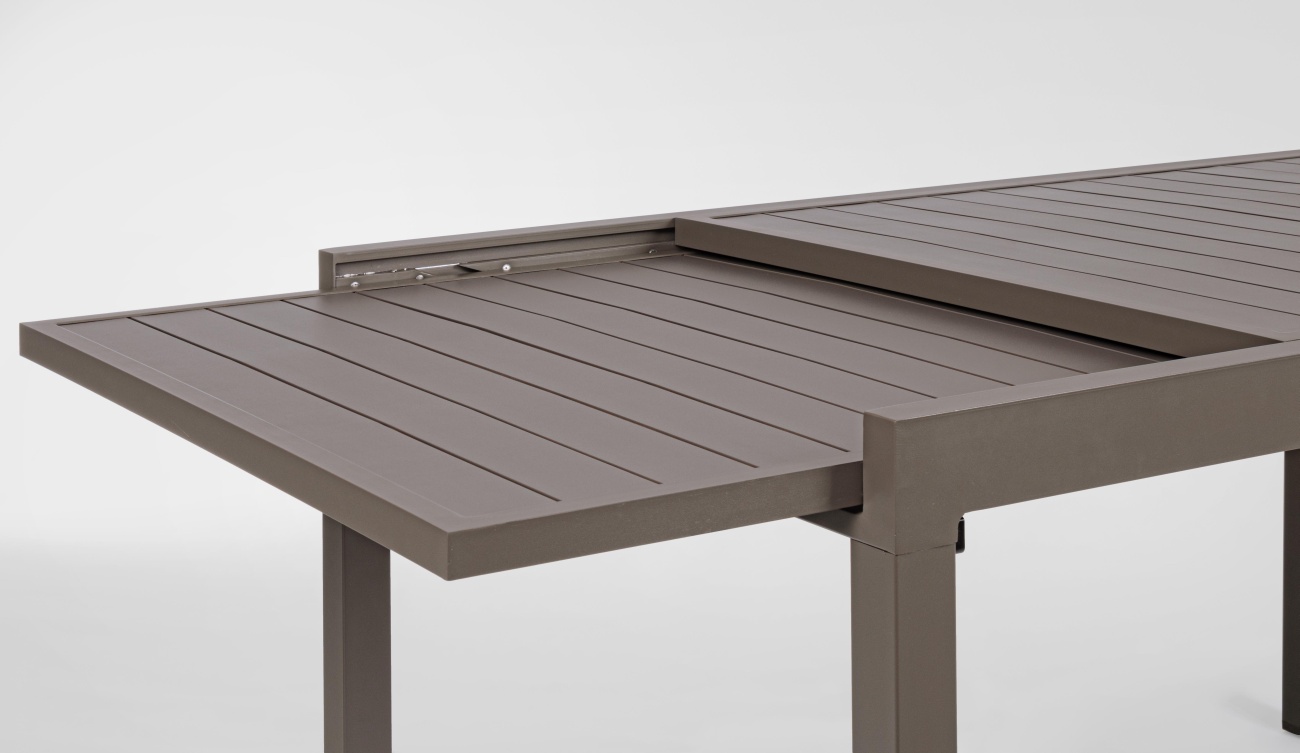 Gartenesstisch Pelagius 135-270x90 cm, Coffee