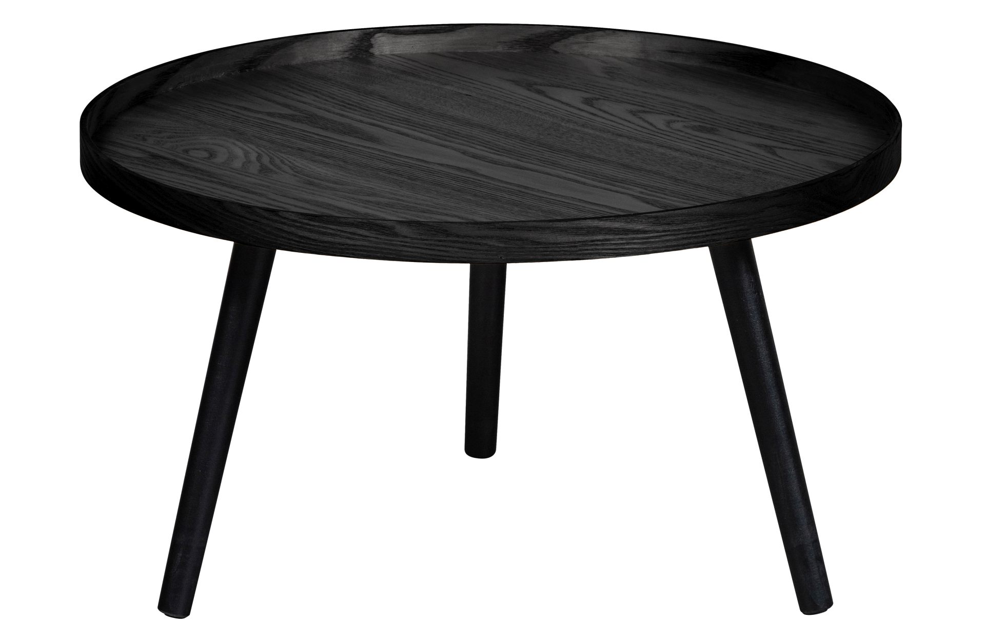 Beistelltisch Mesa aus Holz, Schwarz, L Beistelltisch Mesa aus Holz, Schwarz, L