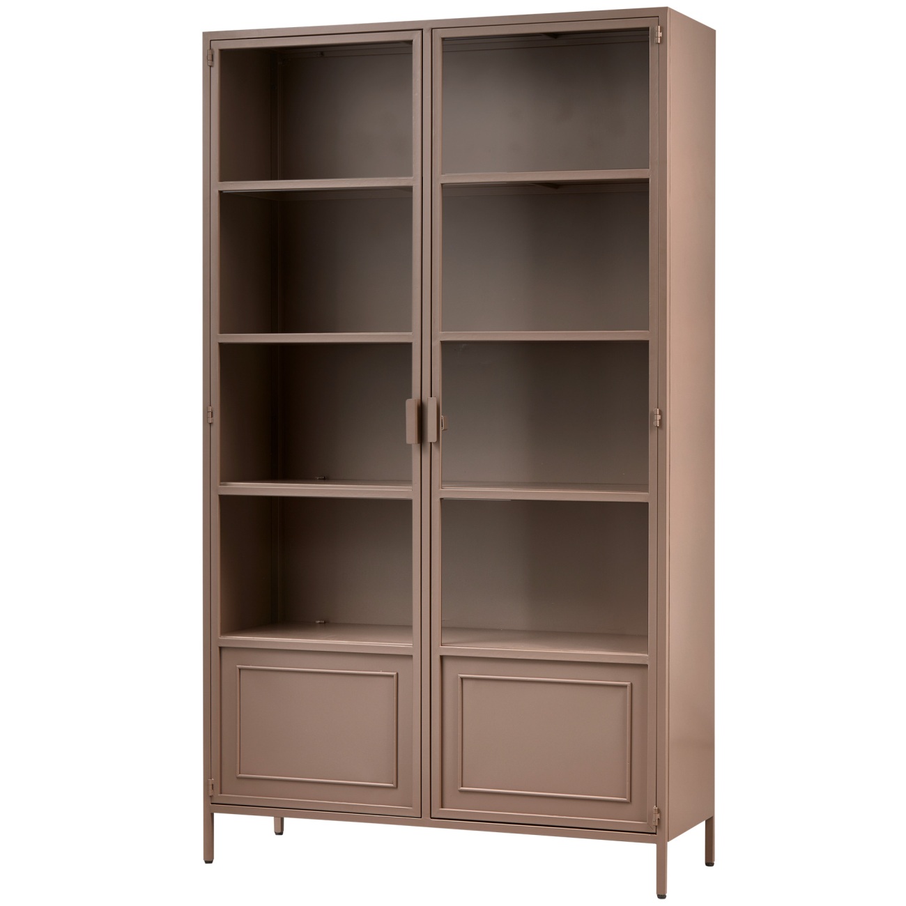 Vitrine Ronja aus Metall, Military Brown Vitrine Ronja aus Metall, Military Brown