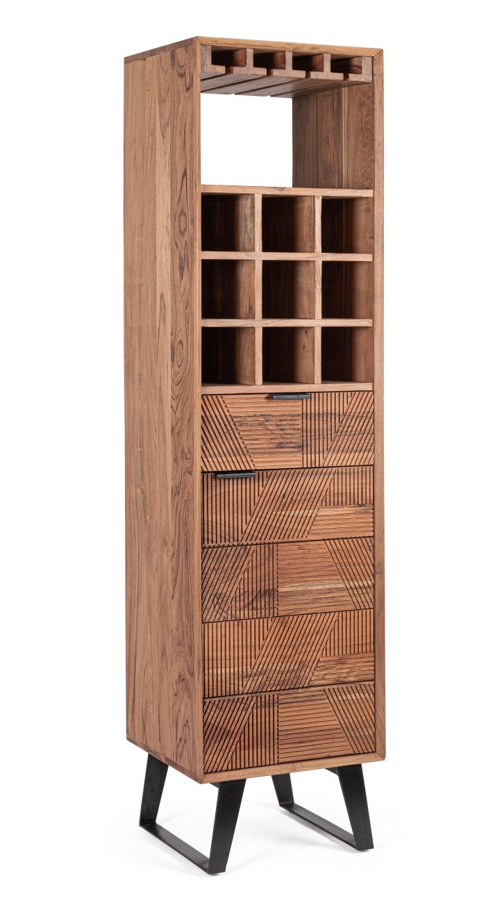 Barschrank Isar aus Akazienholz, 180 cm Barschrank Isar aus Akazienholz, 180 cm