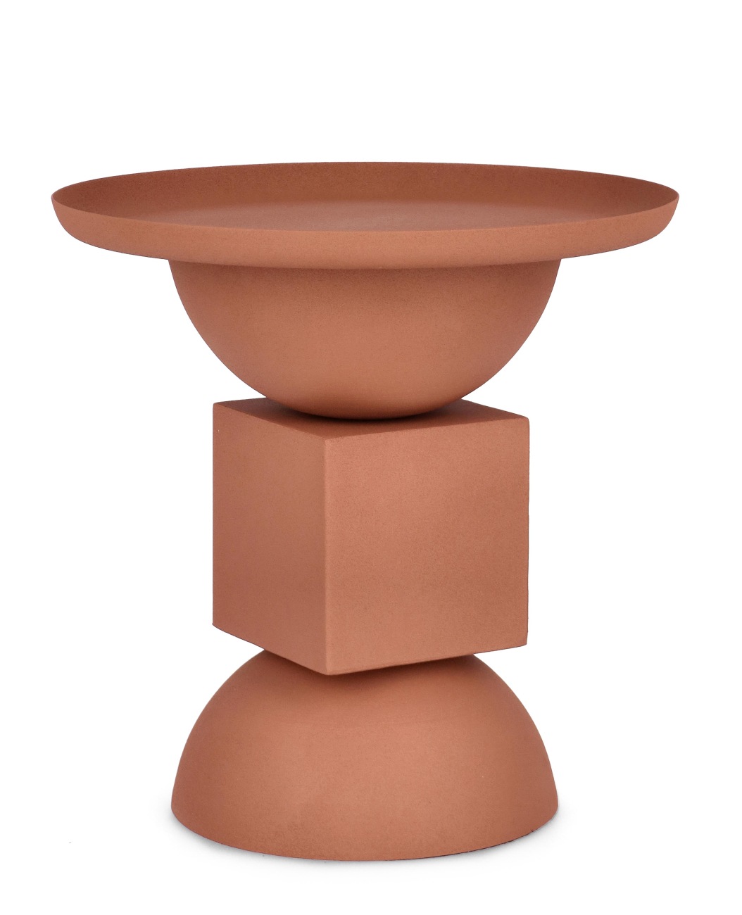 Beistelltisch Alka aus Metall, Rot Beistelltisch Alka aus Metall, Rot