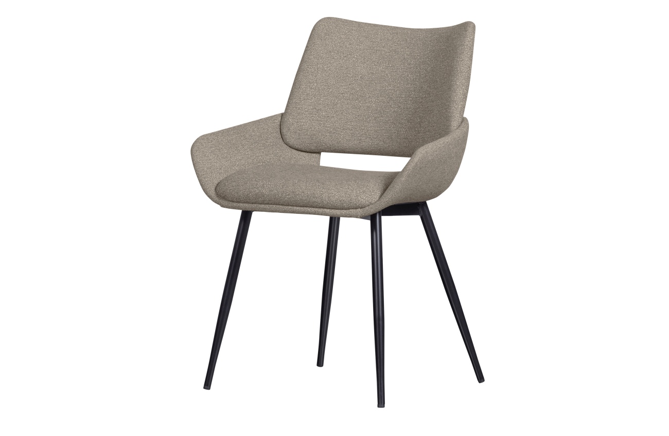 Esszimmerstuhl Parade aus Melange-Stoff, Sand Esszimmerstuhl Parade aus Melange-Stoff, Sand