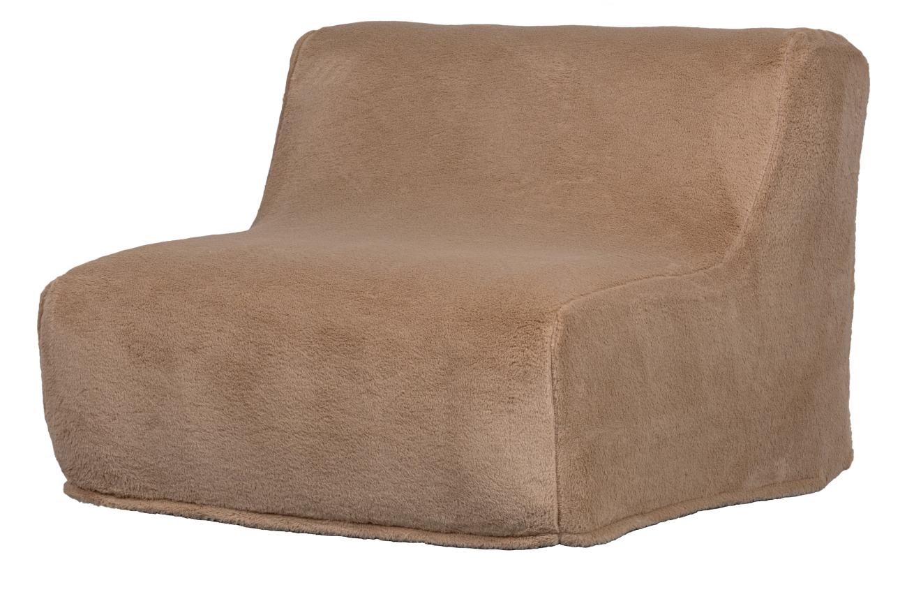 Der Sessel Pieke überzeugt mit seinem modernen Design. Gefertigt wurde er aus Pelz Stoff, welcher einen Sand Farbton besitzt. Der Sessel besitzt eine Sitzhöhe von 40 und ist zum aufblasen.