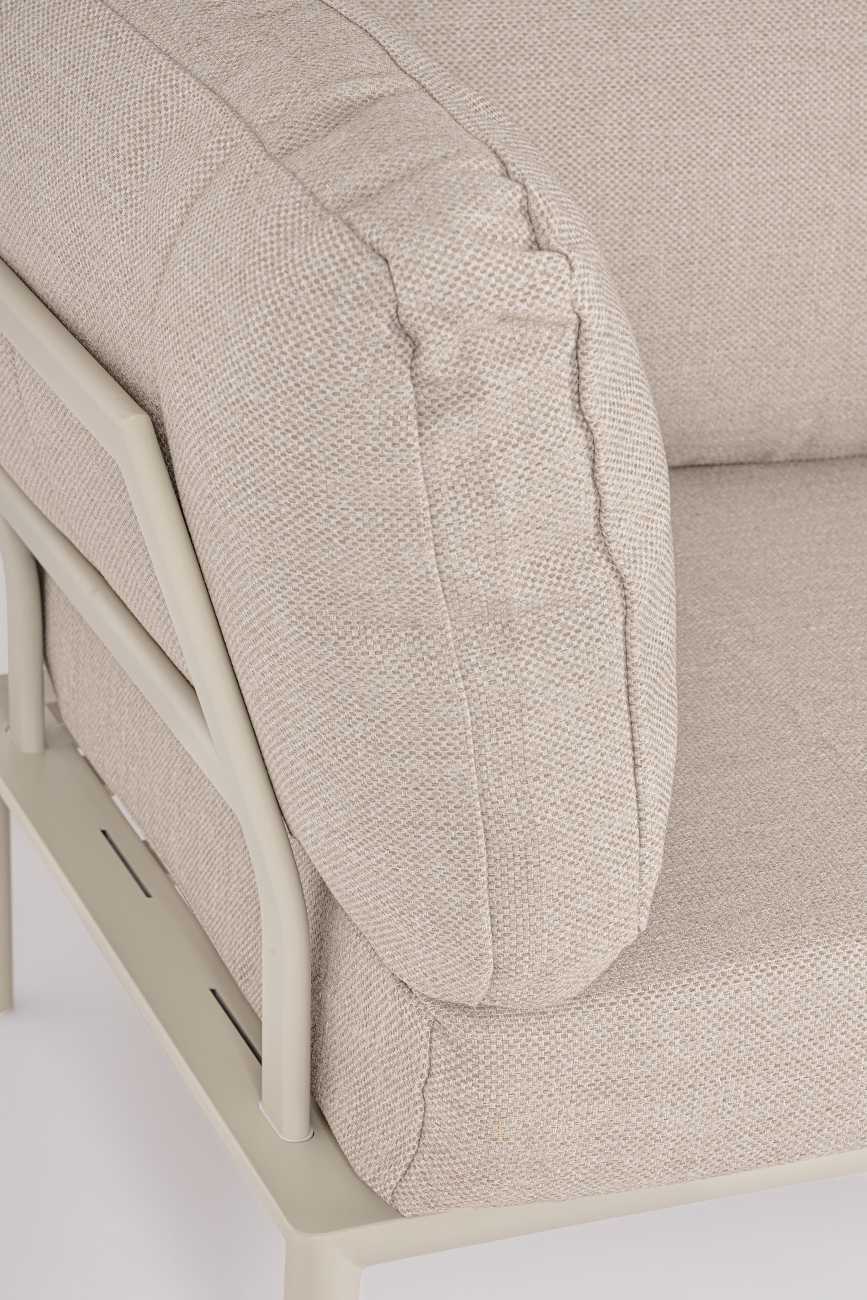 Gartenmodulsofa Gerald aus Aluminium Eck-Element, Pelikan