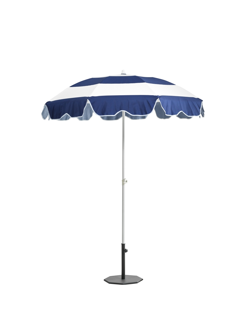 Sonnenschirm Follina Ø 180 cm, Blau / Weiß Sonnenschirm Follina Ø 180 cm, Blau / Weiß