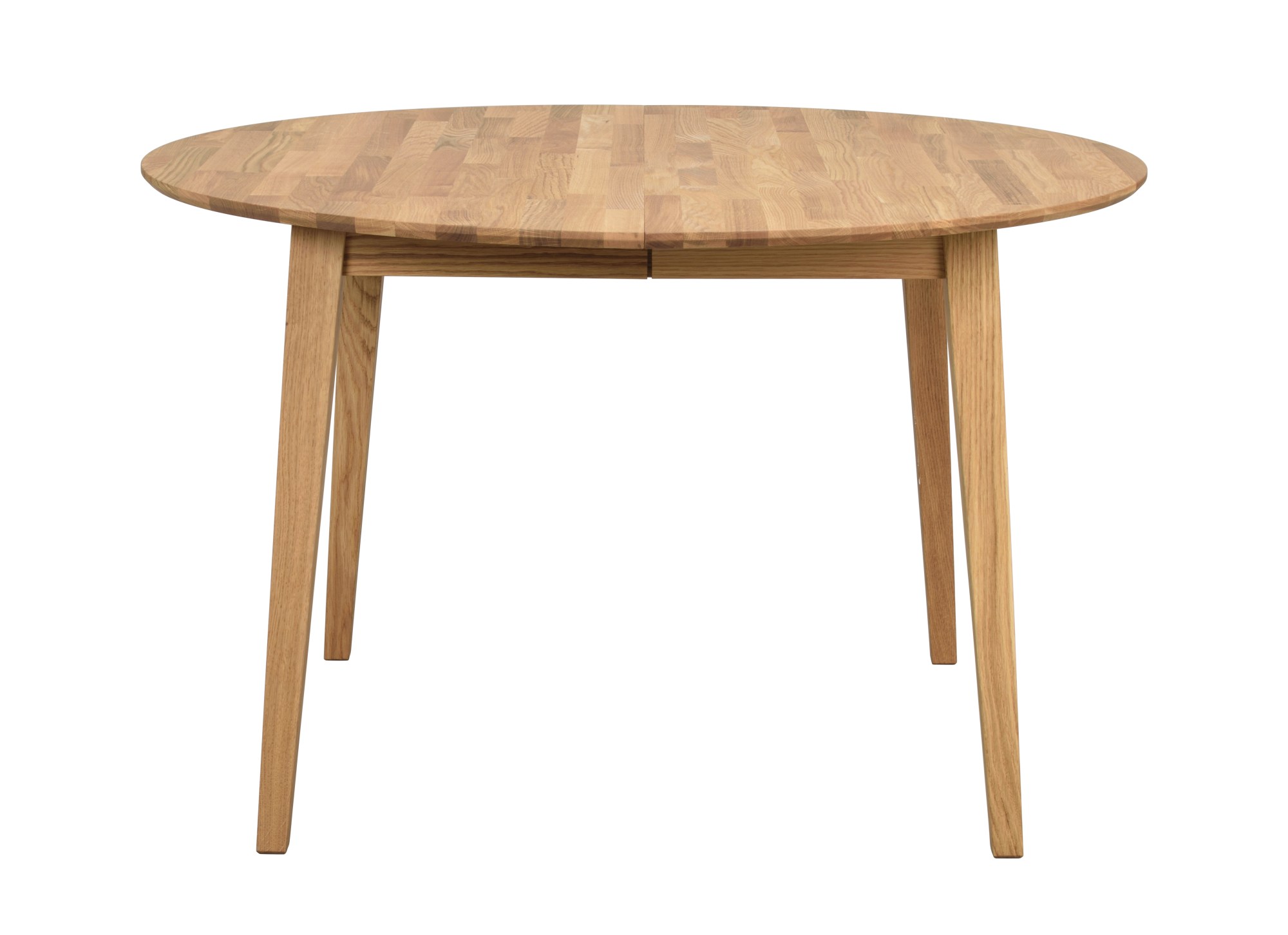 Komfortabel & schön – Esstisch Filippa Rund mit Auszug, 120/165cm, Eiche Natur.