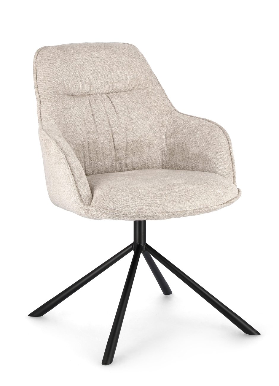 Esszimmerstuhl Grant aus Stoff, Beige Esszimmerstuhl Grant aus Stoff, Beige