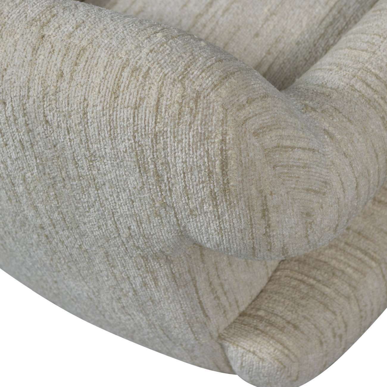 Sessel Folke aus Melange-Stoff, Natur