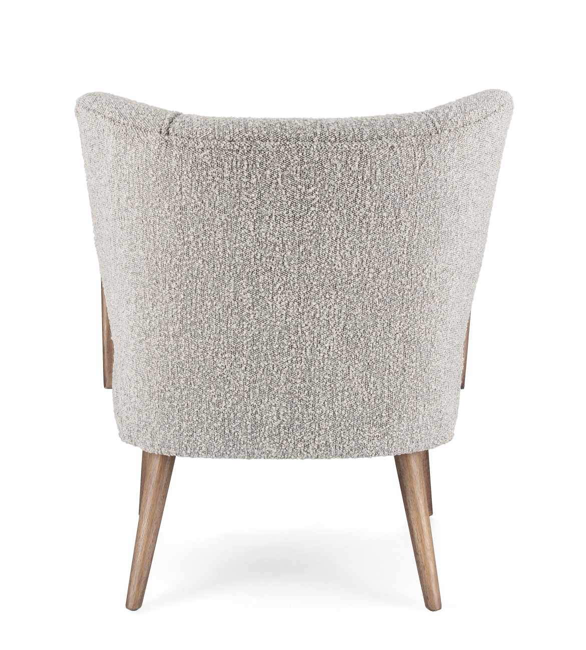 Der Sessel Moritz überzeugt mit seinem modernen Stil. Gefertigt wurde er aus einem Stoff-Bezug, welcher einen hellgrauen Farbton besitzt. Das Gestell ist aus Kautschukholz und hat eine braune Farbe. Der Sessel verfügt über eine Armlehne.