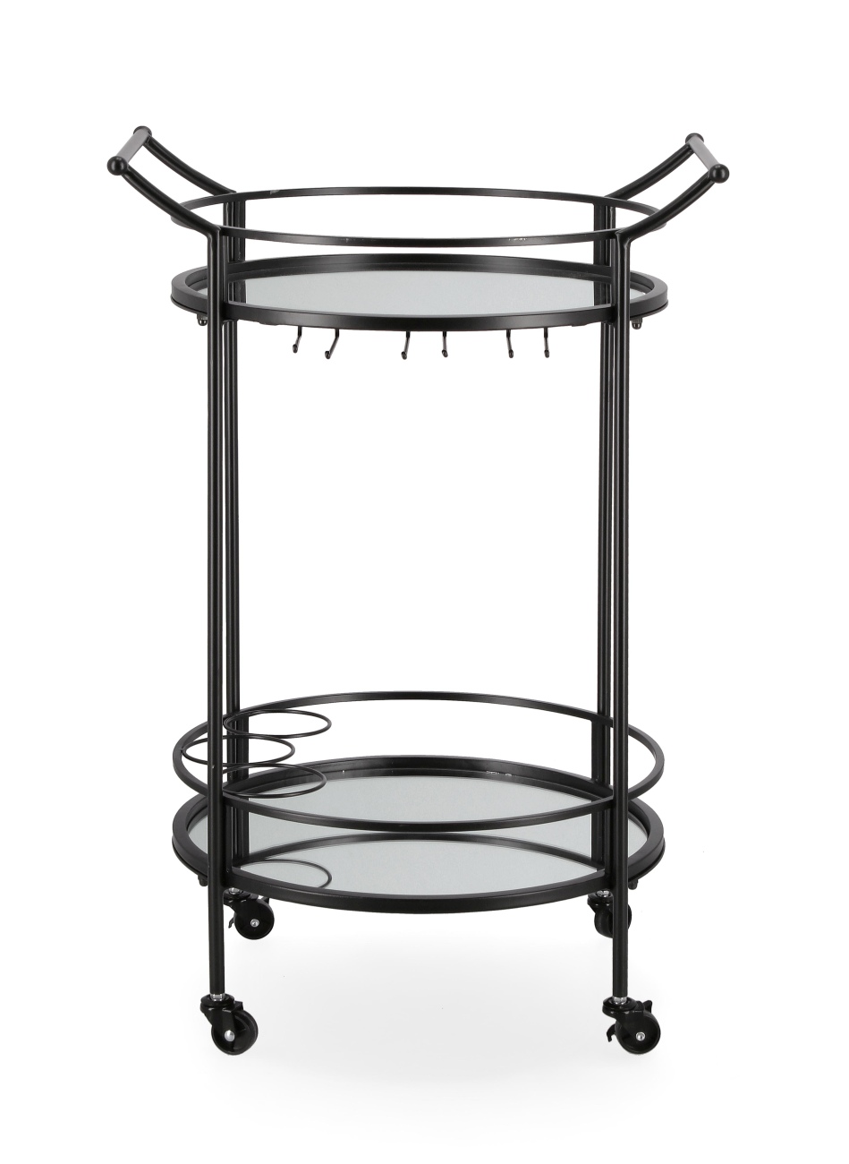 Servierwagen Isaac aus Metall Rund