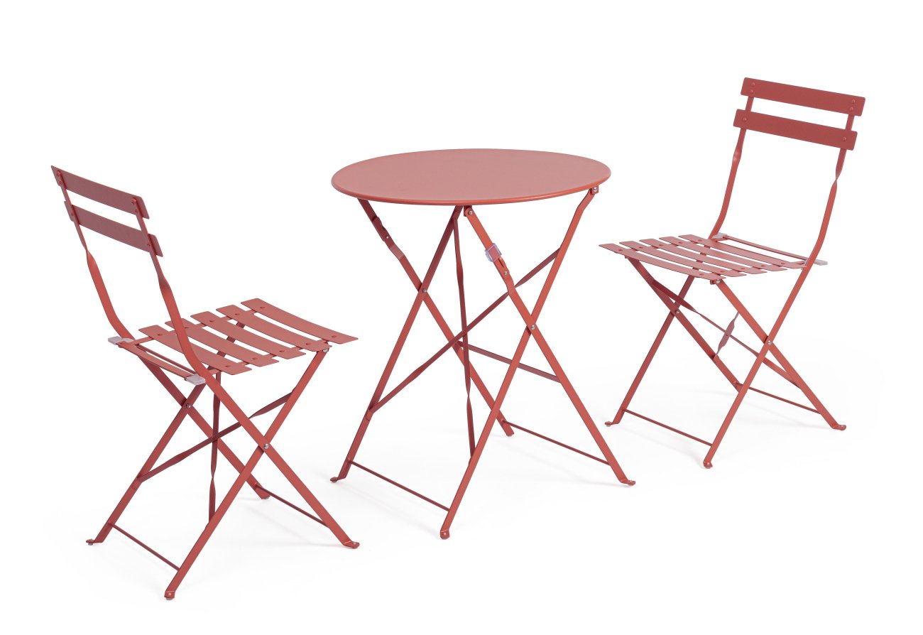 Garten-Set Austin, Stühle & Tisch, Terrakotta Garten-Set Austin, Stühle & Tisch, Terrakotta