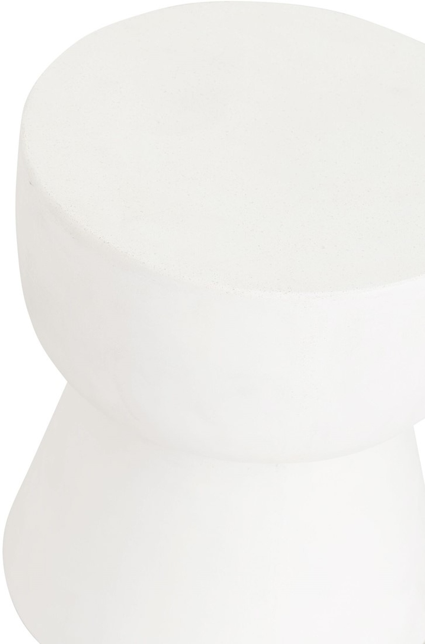 Hocker Motto aus Faserzement, Ø 35 cm