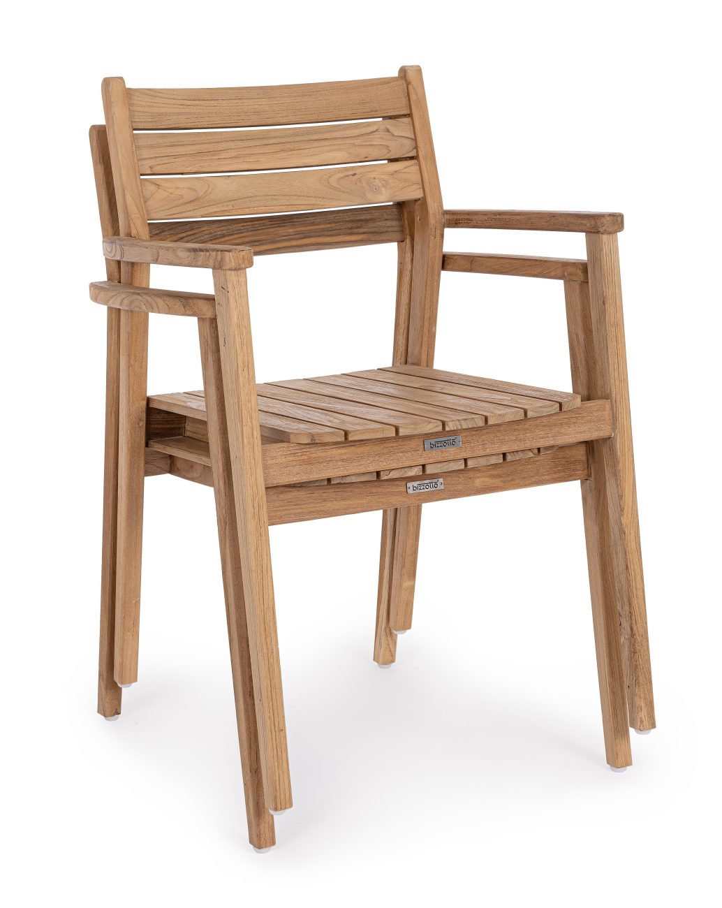 Gartenstuhl Adriel aus recyceltem Teakholz