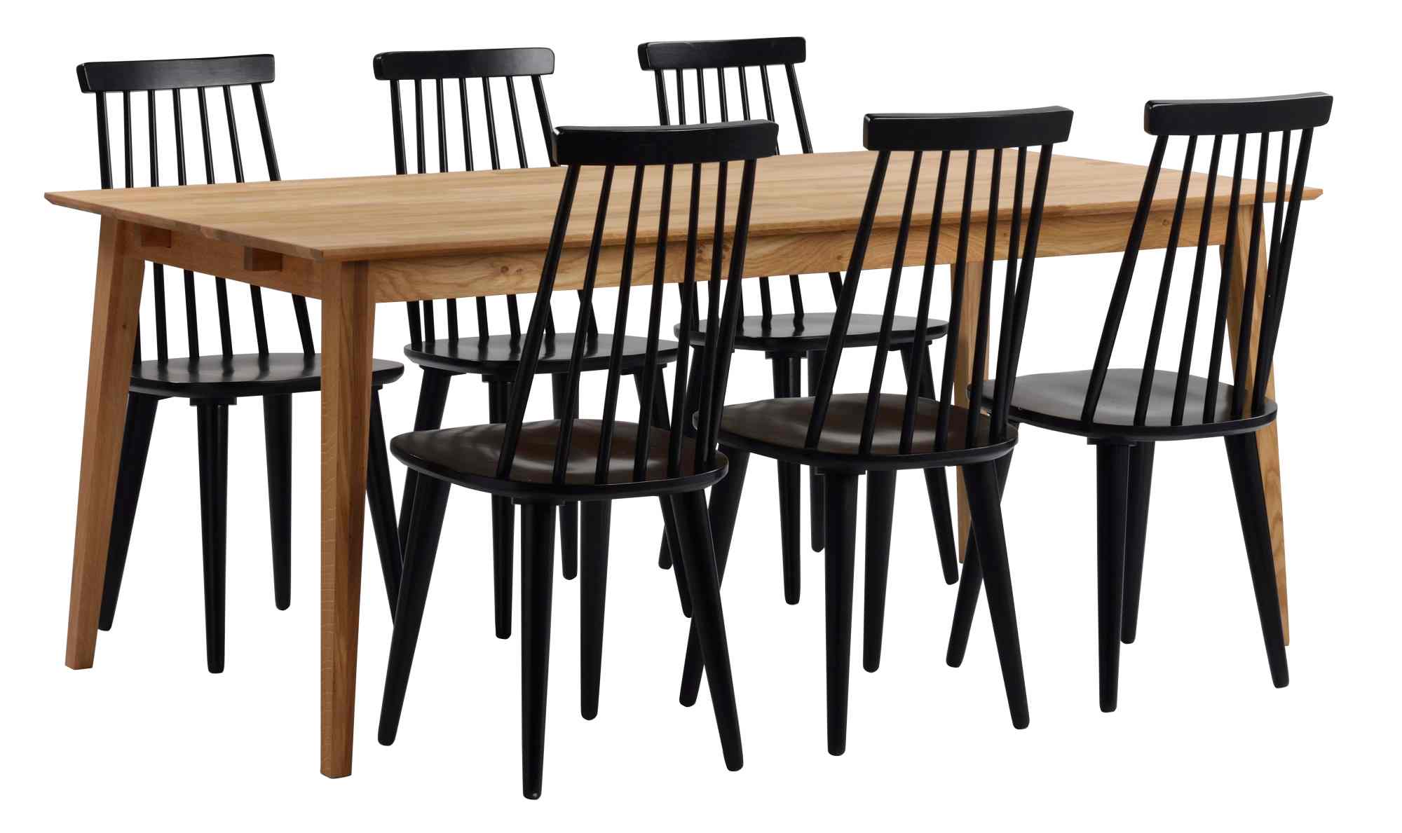 Hochwertiger Esstisch Filippa Rechteckig 180x90cm, Eiche Natur für jede Einrichtung.