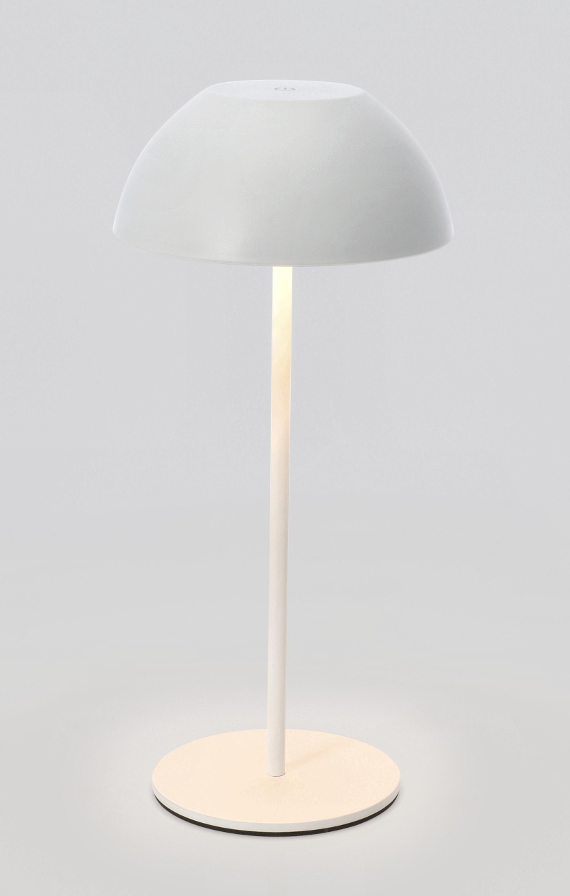 Gartentischleuchte Beren mit LED, Weiß